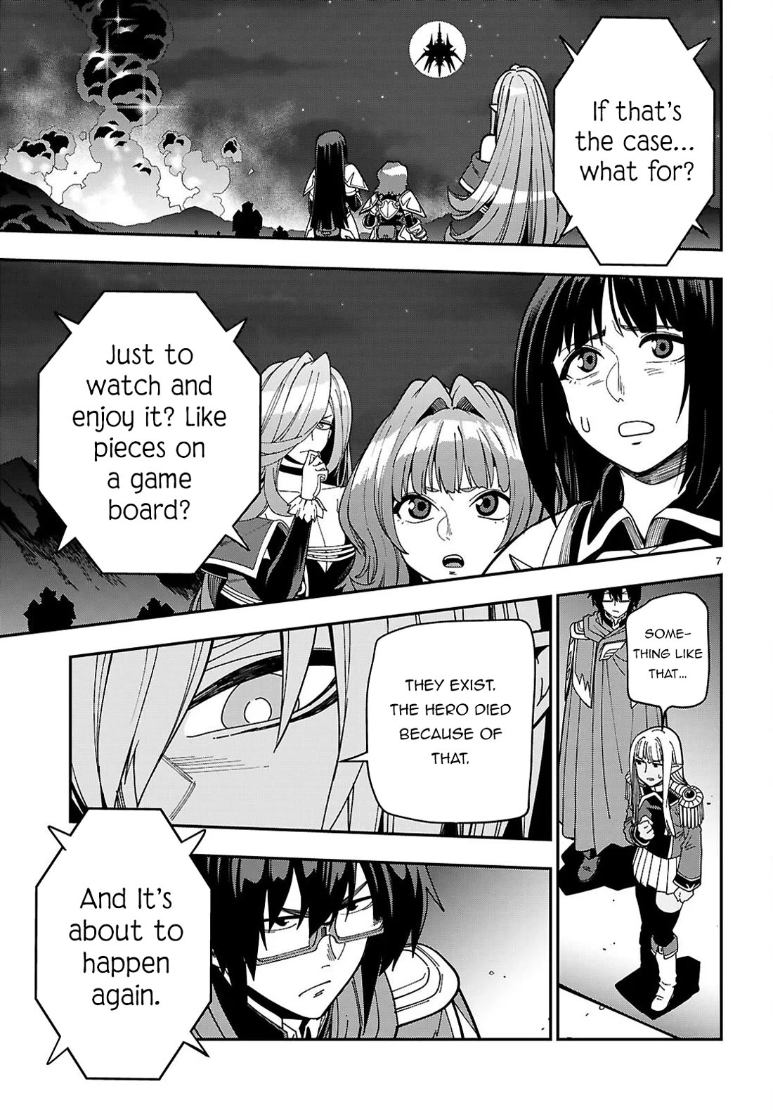 Konjiki no Moji Tsukai - Yuusha Yonin ni Makikomareta Unique Cheat Chapter 127 page 8 - Chapter 127