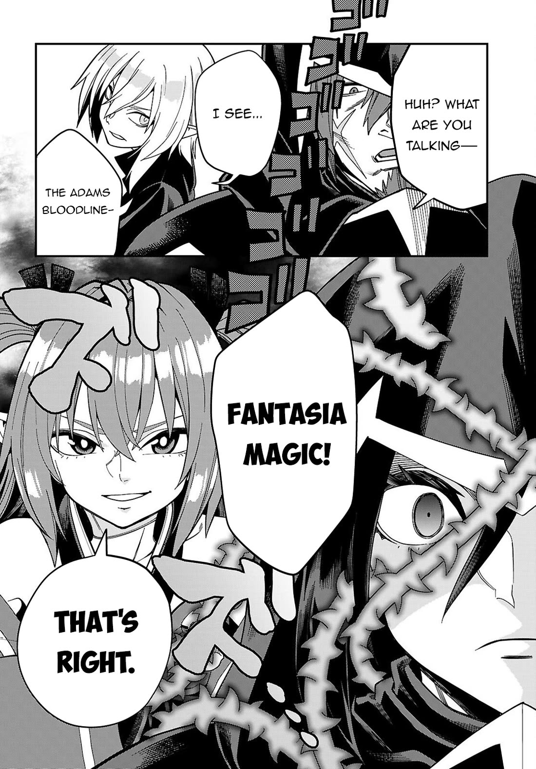 Konjiki no Moji Tsukai - Yuusha Yonin ni Makikomareta Unique Cheat Chapter 128 page 16 - Chapter 128