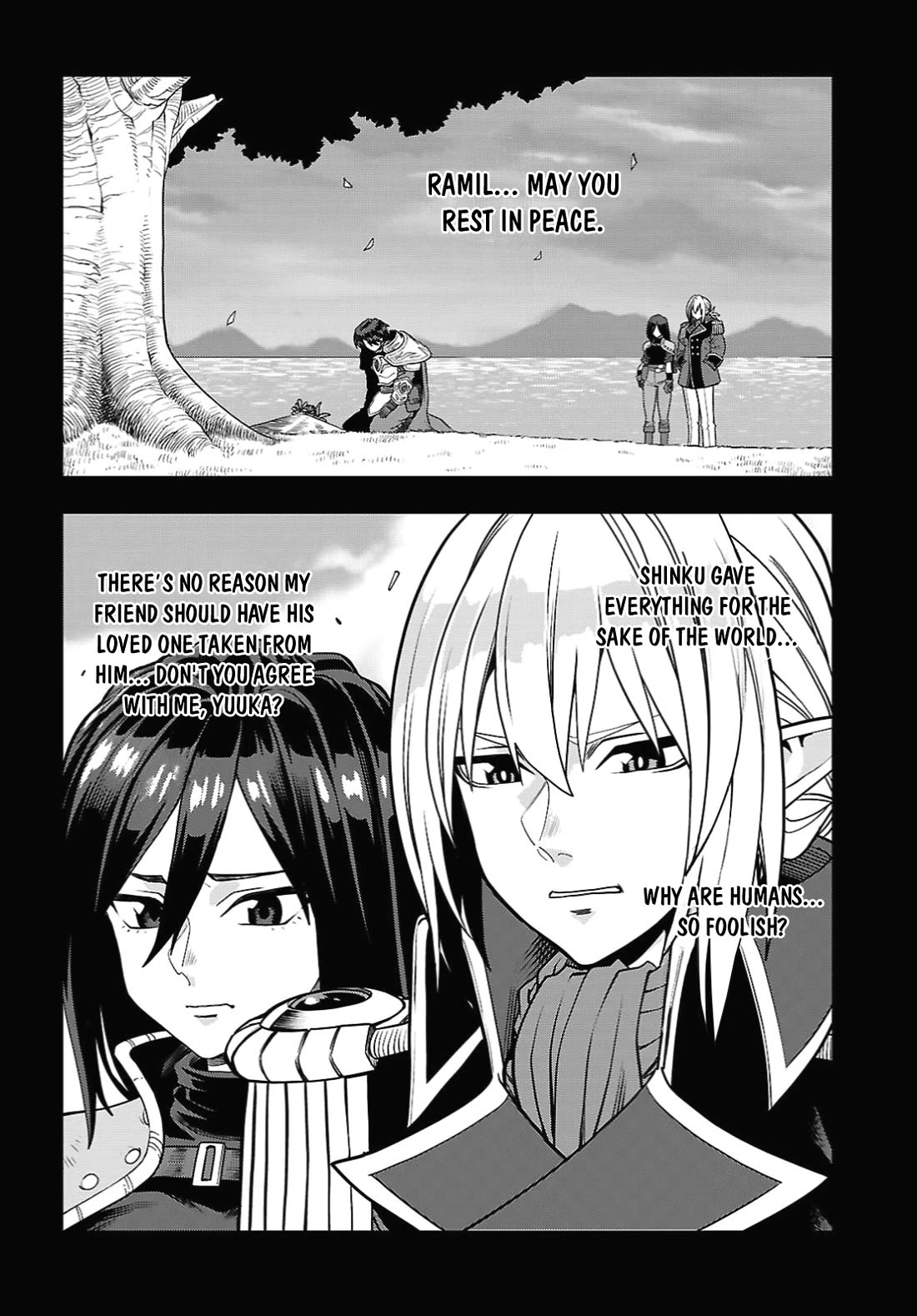 Konjiki no Moji Tsukai - Yuusha Yonin ni Makikomareta Unique Cheat Chapter 129 page 13 - Chapter 129