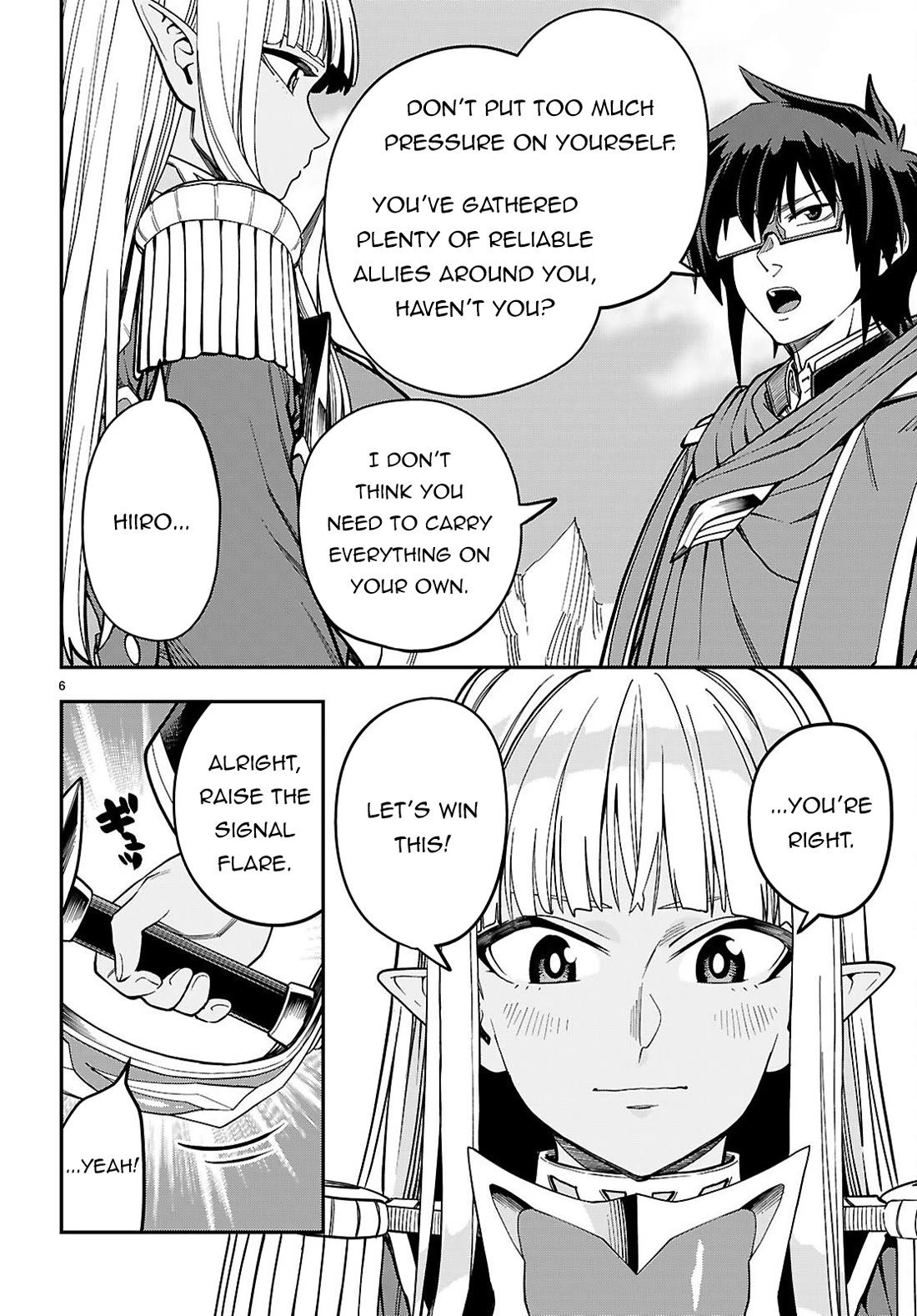 Konjiki no Moji Tsukai - Yuusha Yonin ni Makikomareta Unique Cheat Chapter 130 page 7 - Chapter 130