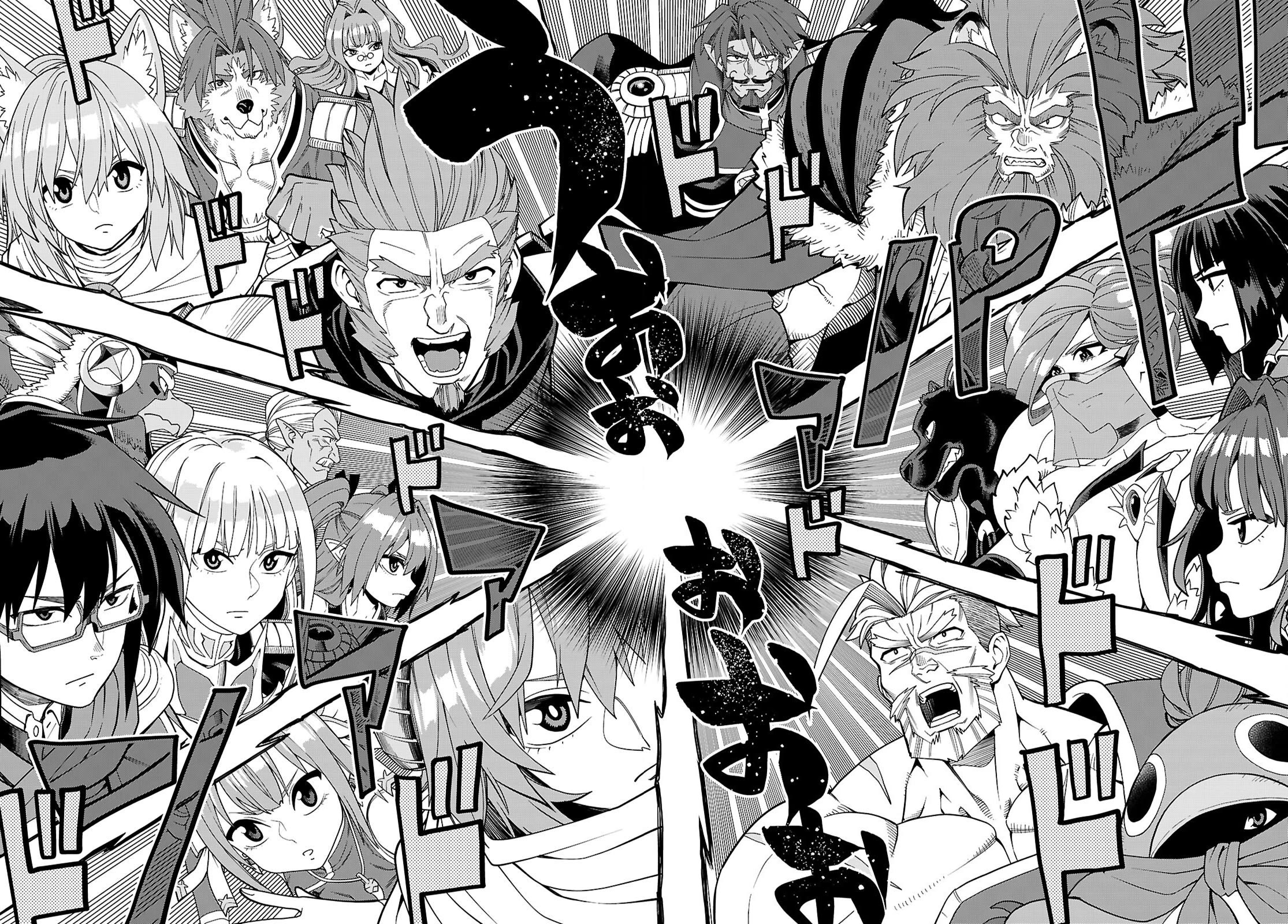 Konjiki no Moji Tsukai - Yuusha Yonin ni Makikomareta Unique Cheat Chapter 130 page 9 - Chapter 130