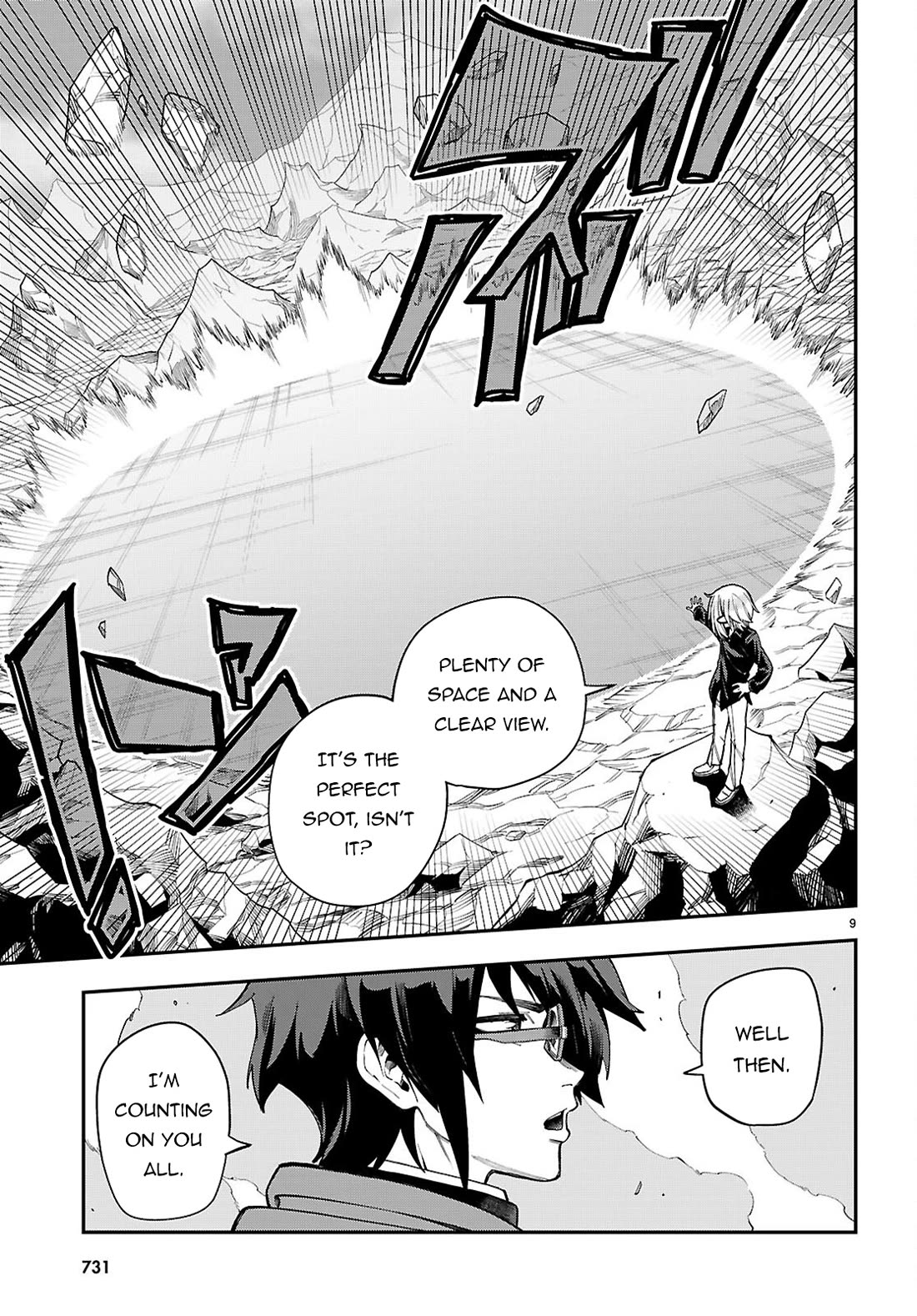 Konjiki no Moji Tsukai - Yuusha Yonin ni Makikomareta Unique Cheat Chapter 131 page 10 - Chapter 131