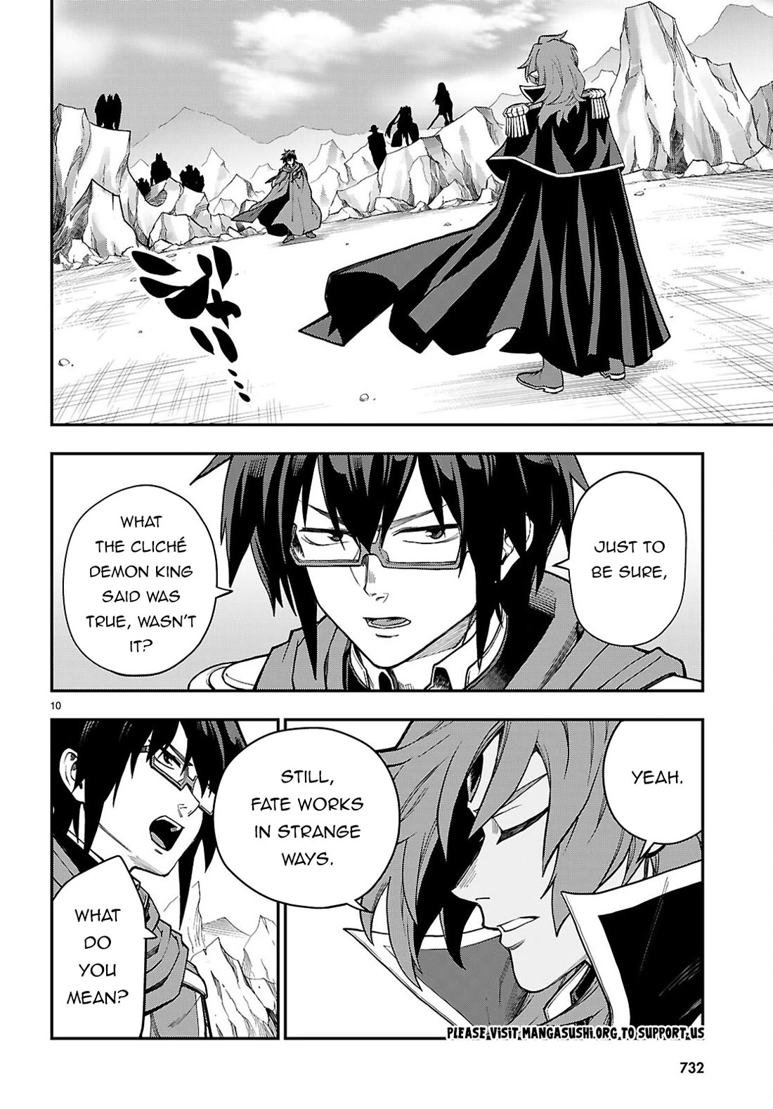 Konjiki no Moji Tsukai - Yuusha Yonin ni Makikomareta Unique Cheat Chapter 131 page 11 - Chapter 131