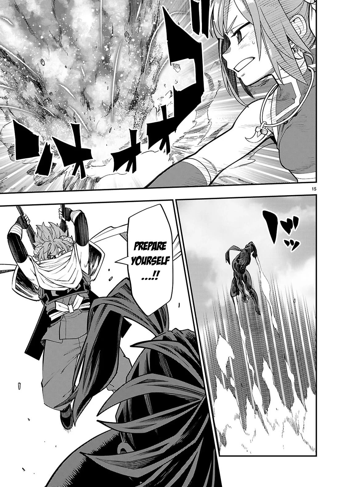 Konjiki no Moji Tsukai - Yuusha Yonin ni Makikomareta Unique Cheat Chapter 132 page 16 - Chapter 132