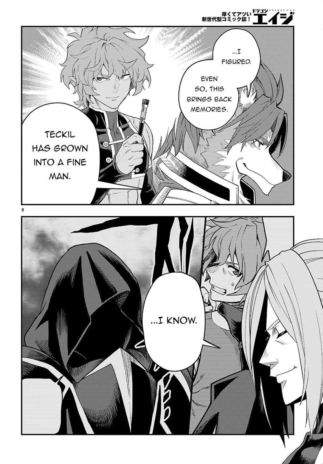 Konjiki no Moji Tsukai - Yuusha Yonin ni Makikomareta Unique Cheat Chapter 132 page 9 - Chapter 132