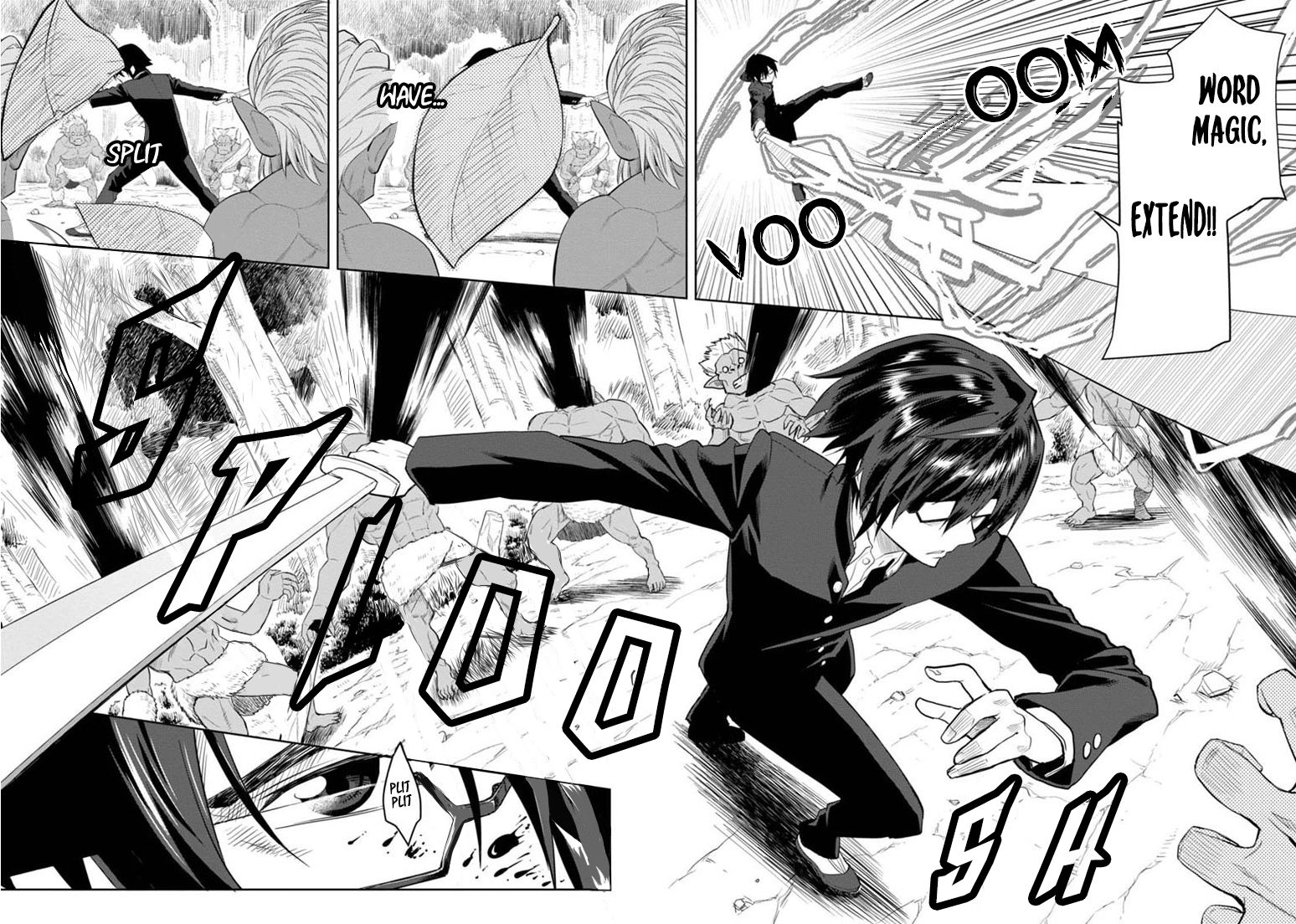 Konjiki no Moji Tsukai - Yuusha Yonin ni Makikomareta Unique Cheat Chapter 3.3 page 14 - Chapter 3 : Dragged into a Different World, Part 3