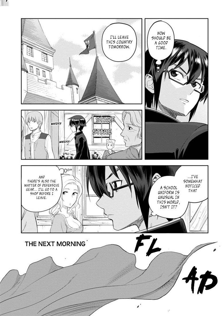 Konjiki no Moji Tsukai - Yuusha Yonin ni Makikomareta Unique Cheat Chapter 3.3 page 21 - Chapter 3 : Dragged into a Different World, Part 3