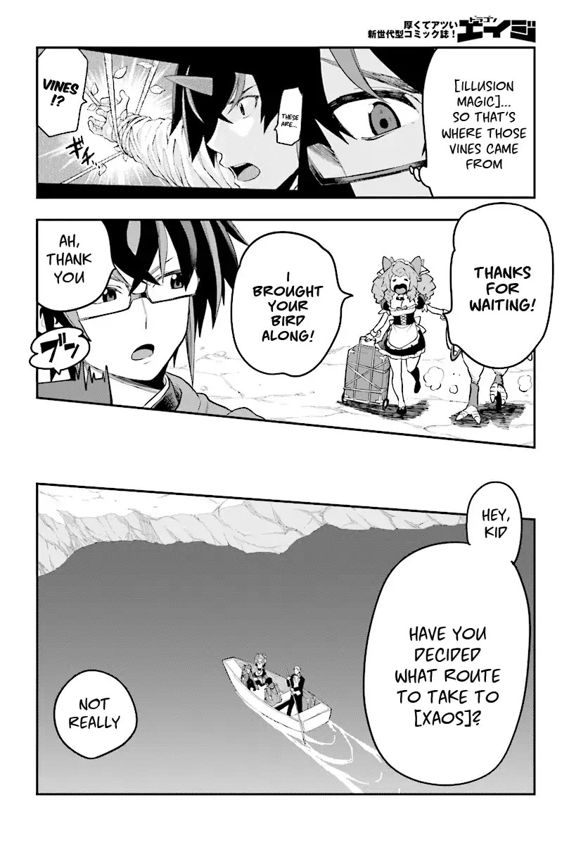 Konjiki no Moji Tsukai - Yuusha Yonin ni Makikomareta Unique Cheat Chapter 40 page 23 - Chapter 40: A Contract with a Red Loli and a New Travelling Companion...