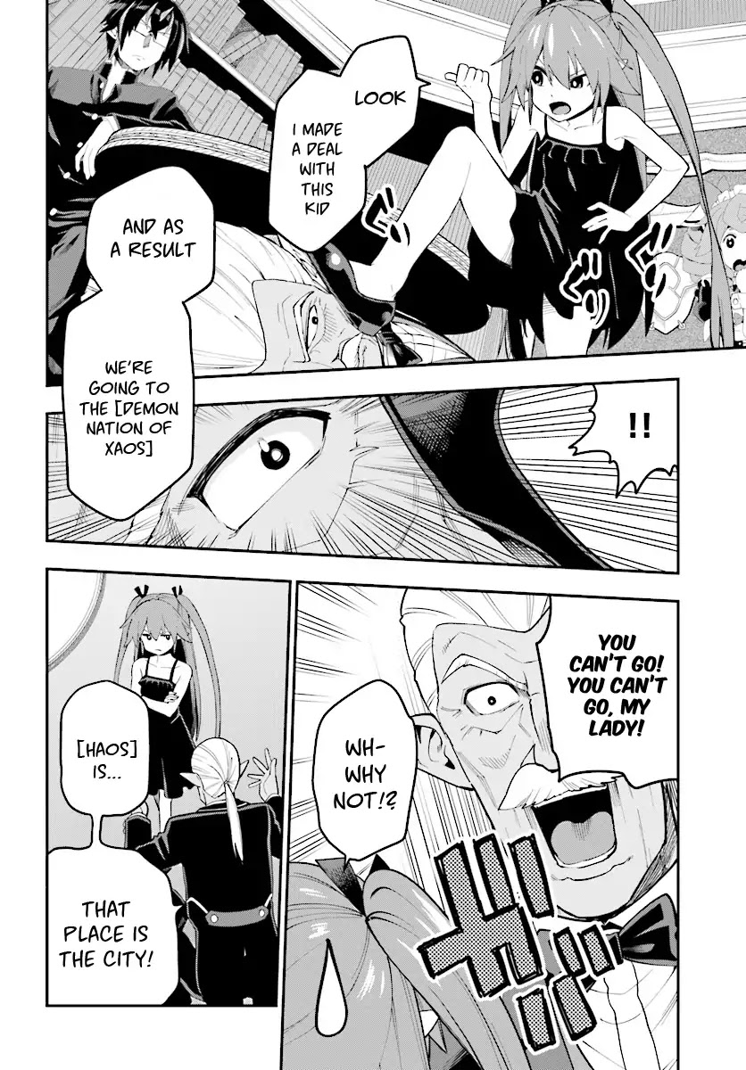 Konjiki no Moji Tsukai - Yuusha Yonin ni Makikomareta Unique Cheat Chapter 40 page 5 - Chapter 40: A Contract with a Red Loli and a New Travelling Companion...