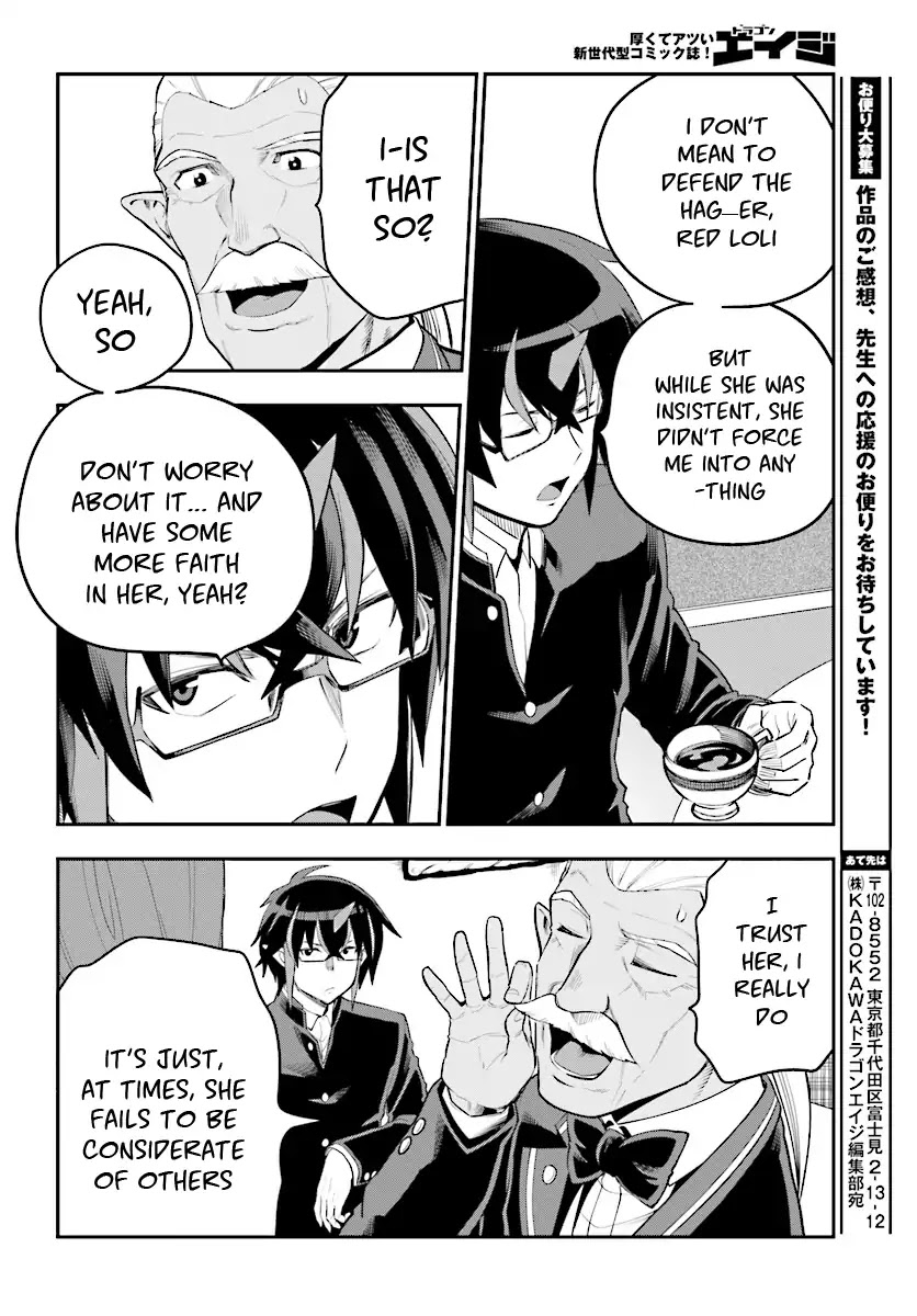 Konjiki no Moji Tsukai - Yuusha Yonin ni Makikomareta Unique Cheat Chapter 40 page 9 - Chapter 40: A Contract with a Red Loli and a New Travelling Companion...