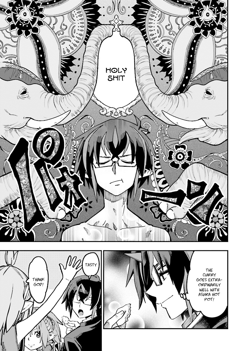 Konjiki no Moji Tsukai - Yuusha Yonin ni Makikomareta Unique Cheat Chapter 47 page 12 - Chapter 47: Hot Pot With the Asura
