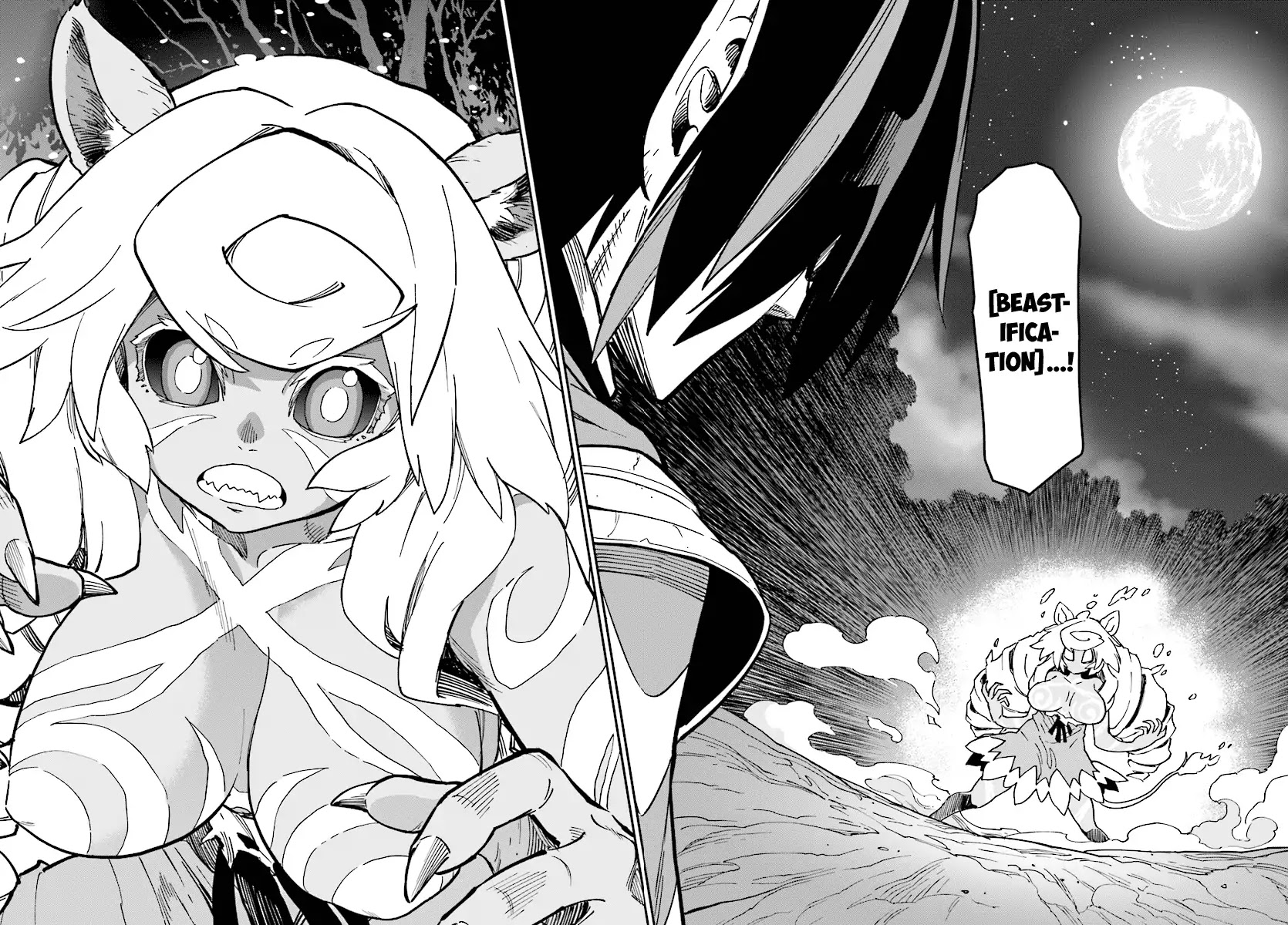 Konjiki no Moji Tsukai - Yuusha Yonin ni Makikomareta Unique Cheat Chapter 49 page 12 - Chapter 49: Shamoe's Beastification