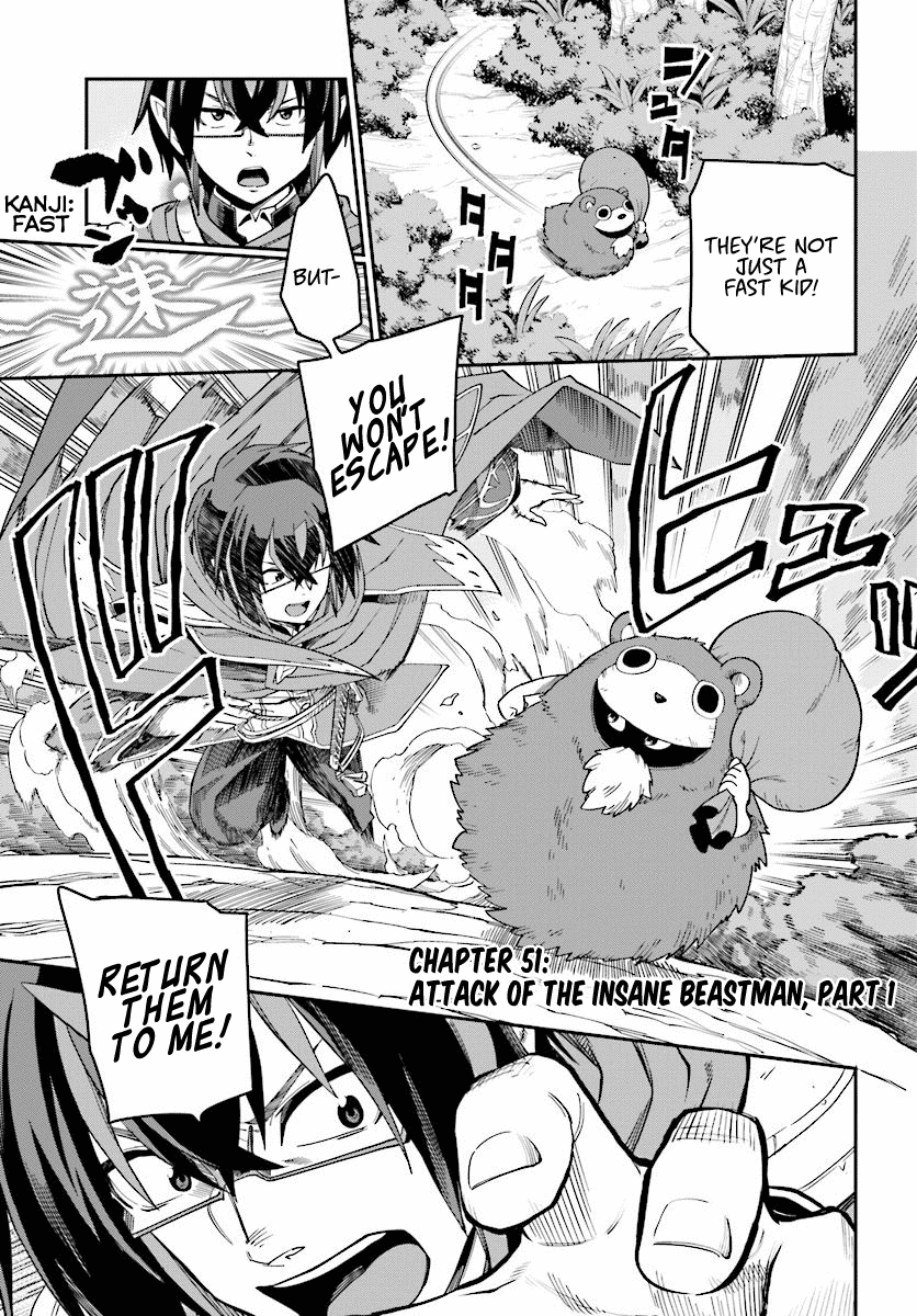 Konjiki no Moji Tsukai - Yuusha Yonin ni Makikomareta Unique Cheat Chapter 51 page 3 - Chapter 51: Attack of the Insane Beastman, Part 1