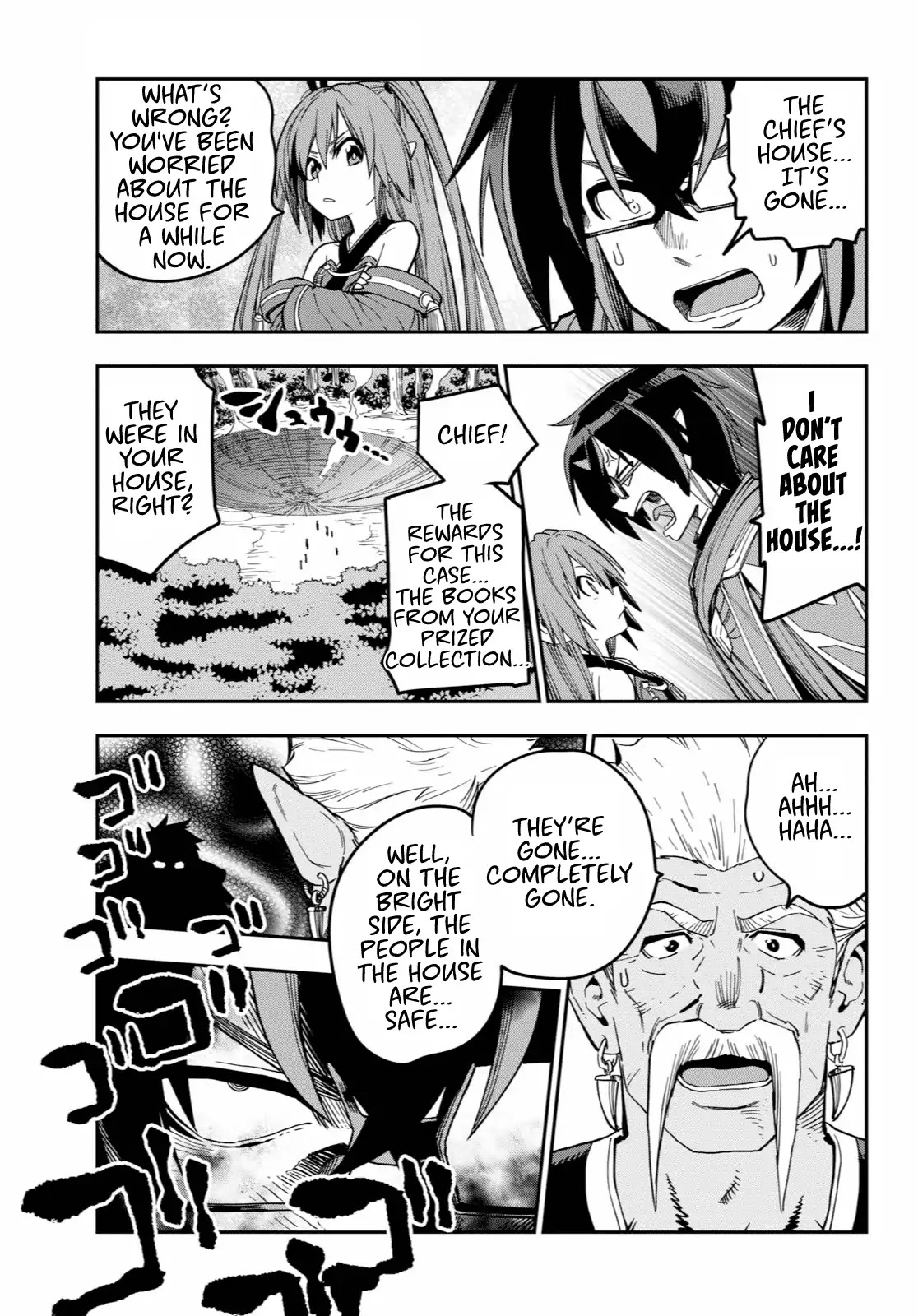 Konjiki no Moji Tsukai - Yuusha Yonin ni Makikomareta Unique Cheat Chapter 52 page 14 - Chapter 52: Attack of the Insane Beastman, Part 2