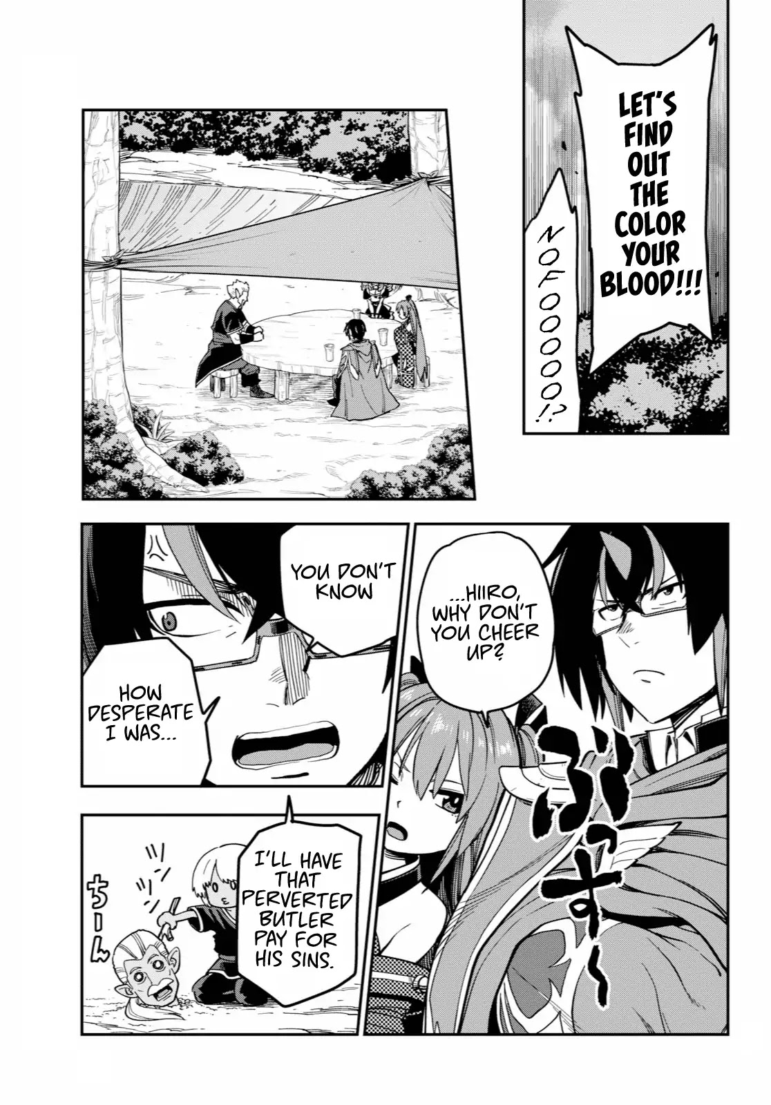 Konjiki no Moji Tsukai - Yuusha Yonin ni Makikomareta Unique Cheat Chapter 52 page 16 - Chapter 52: Attack of the Insane Beastman, Part 2