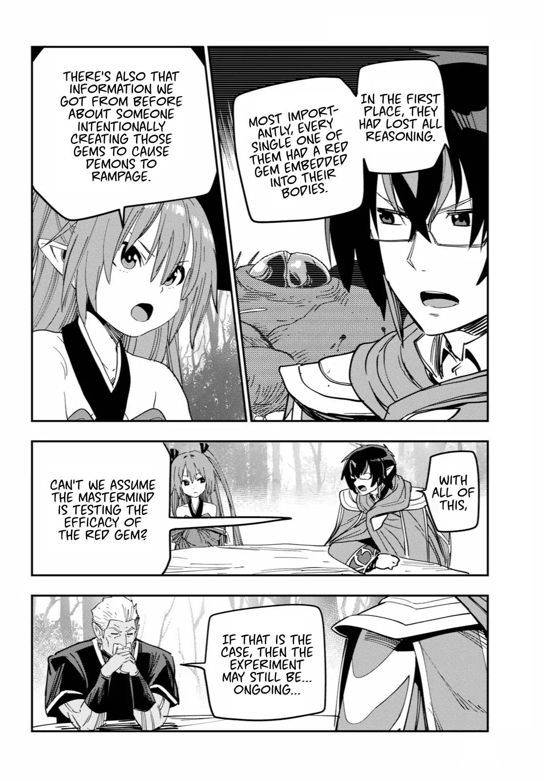 Konjiki no Moji Tsukai - Yuusha Yonin ni Makikomareta Unique Cheat Chapter 52 page 19 - Chapter 52: Attack of the Insane Beastman, Part 2