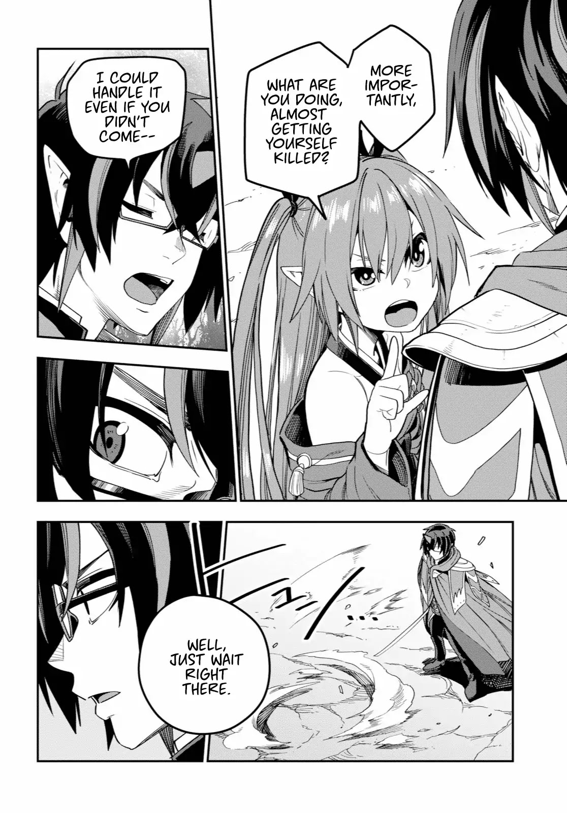 Konjiki no Moji Tsukai - Yuusha Yonin ni Makikomareta Unique Cheat Chapter 52 page 2 - Chapter 52: Attack of the Insane Beastman, Part 2