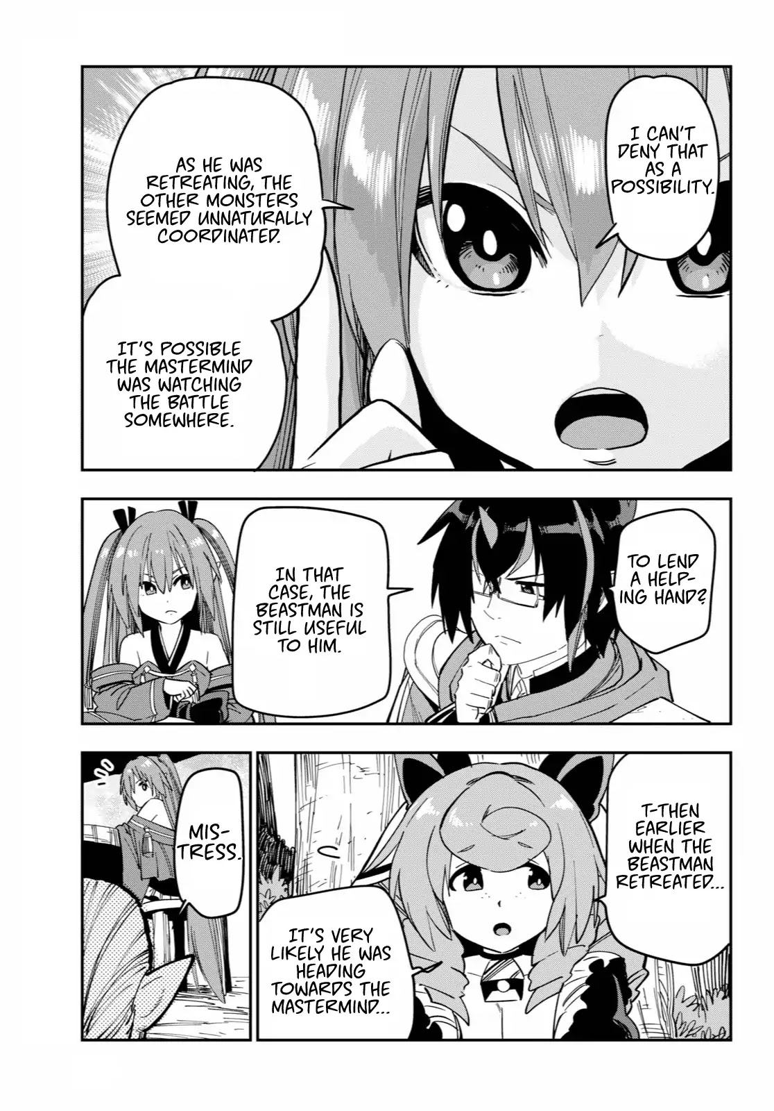 Konjiki no Moji Tsukai - Yuusha Yonin ni Makikomareta Unique Cheat Chapter 52 page 20 - Chapter 52: Attack of the Insane Beastman, Part 2