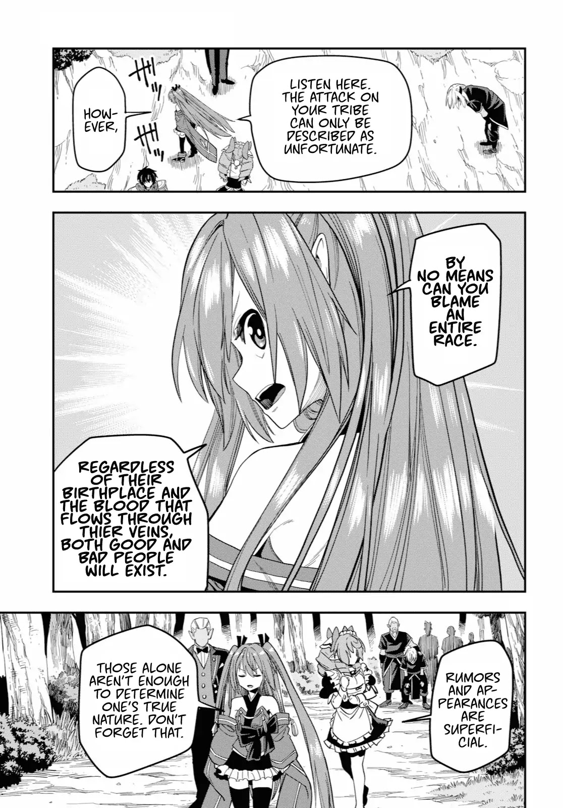 Konjiki no Moji Tsukai - Yuusha Yonin ni Makikomareta Unique Cheat Chapter 52 page 26 - Chapter 52: Attack of the Insane Beastman, Part 2