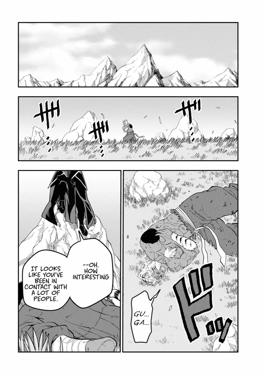 Konjiki no Moji Tsukai - Yuusha Yonin ni Makikomareta Unique Cheat Chapter 52 page 27 - Chapter 52: Attack of the Insane Beastman, Part 2