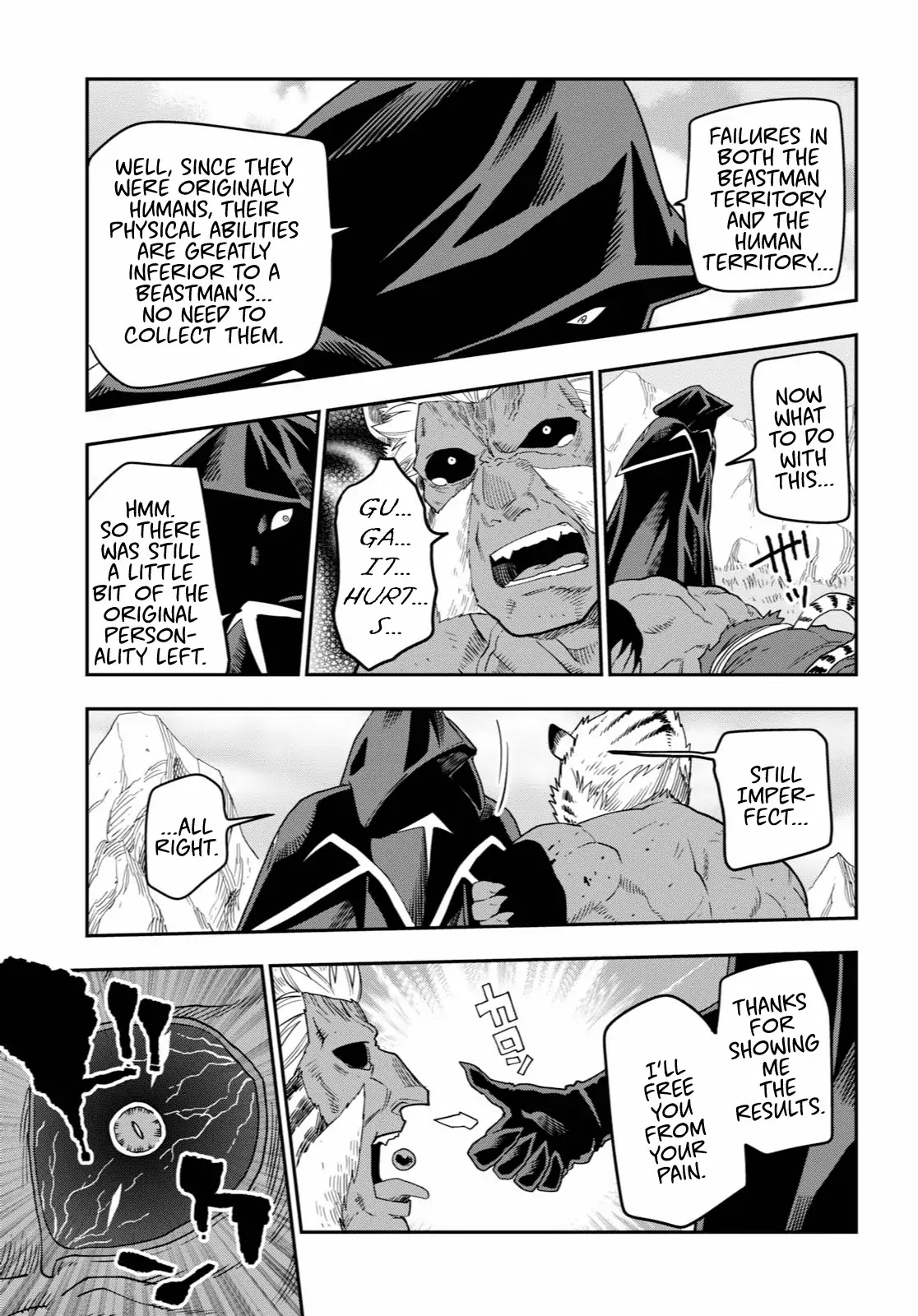 Konjiki no Moji Tsukai - Yuusha Yonin ni Makikomareta Unique Cheat Chapter 52 page 28 - Chapter 52: Attack of the Insane Beastman, Part 2