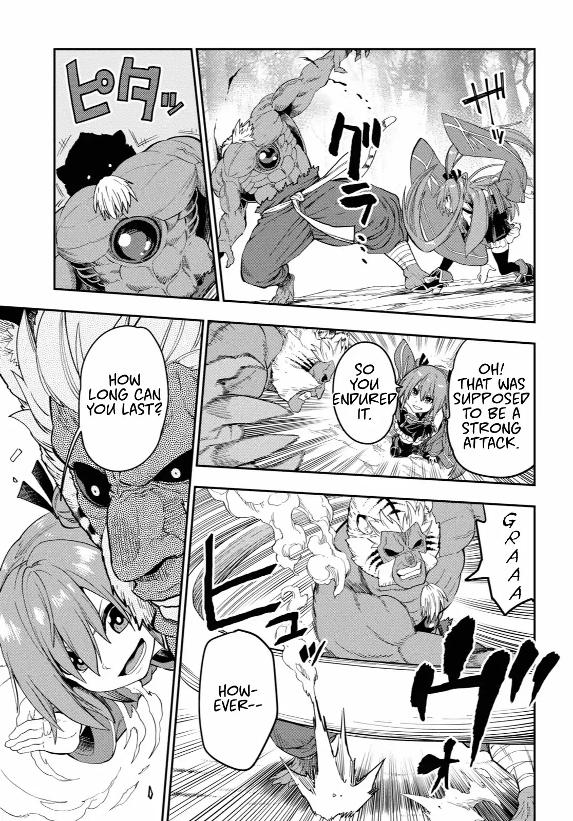 Konjiki no Moji Tsukai - Yuusha Yonin ni Makikomareta Unique Cheat Chapter 52 page 5 - Chapter 52: Attack of the Insane Beastman, Part 2