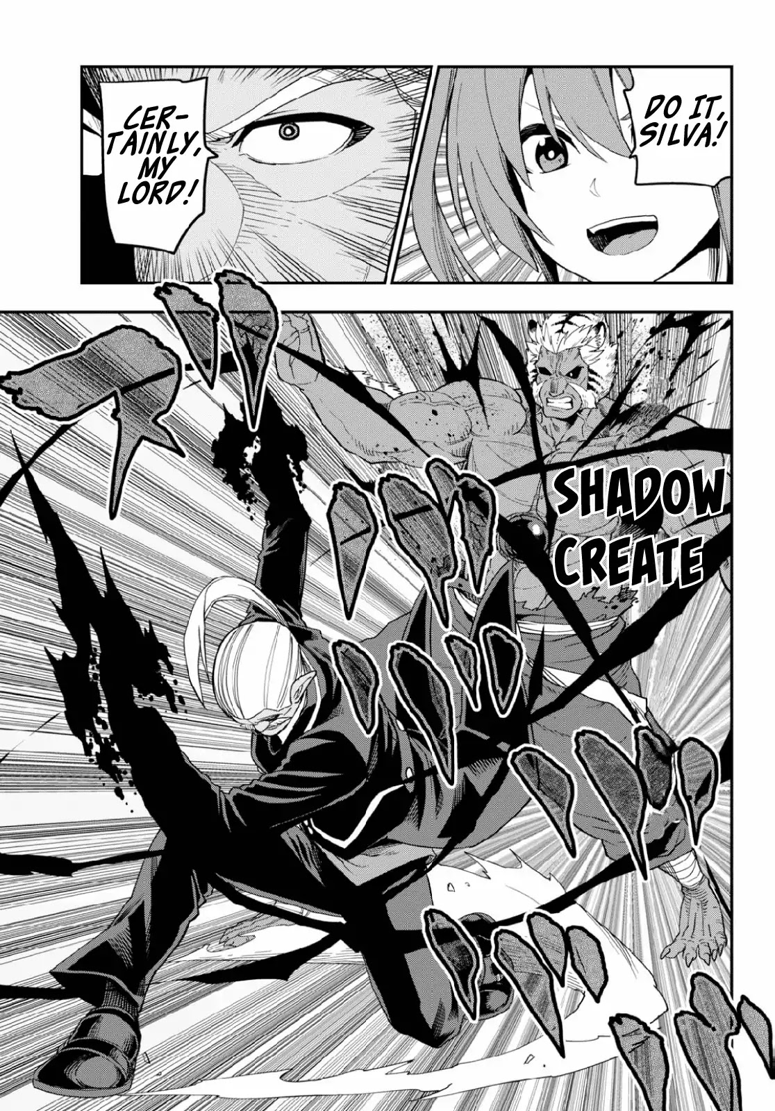 Konjiki no Moji Tsukai - Yuusha Yonin ni Makikomareta Unique Cheat Chapter 52 page 8 - Chapter 52: Attack of the Insane Beastman, Part 2