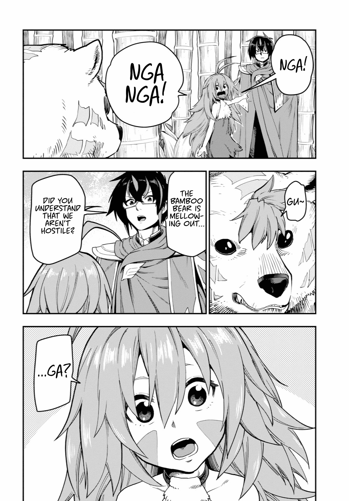 Konjiki no Moji Tsukai - Yuusha Yonin ni Makikomareta Unique Cheat Chapter 53 page 10 - Chapter 53: A Child Raised by Monsters