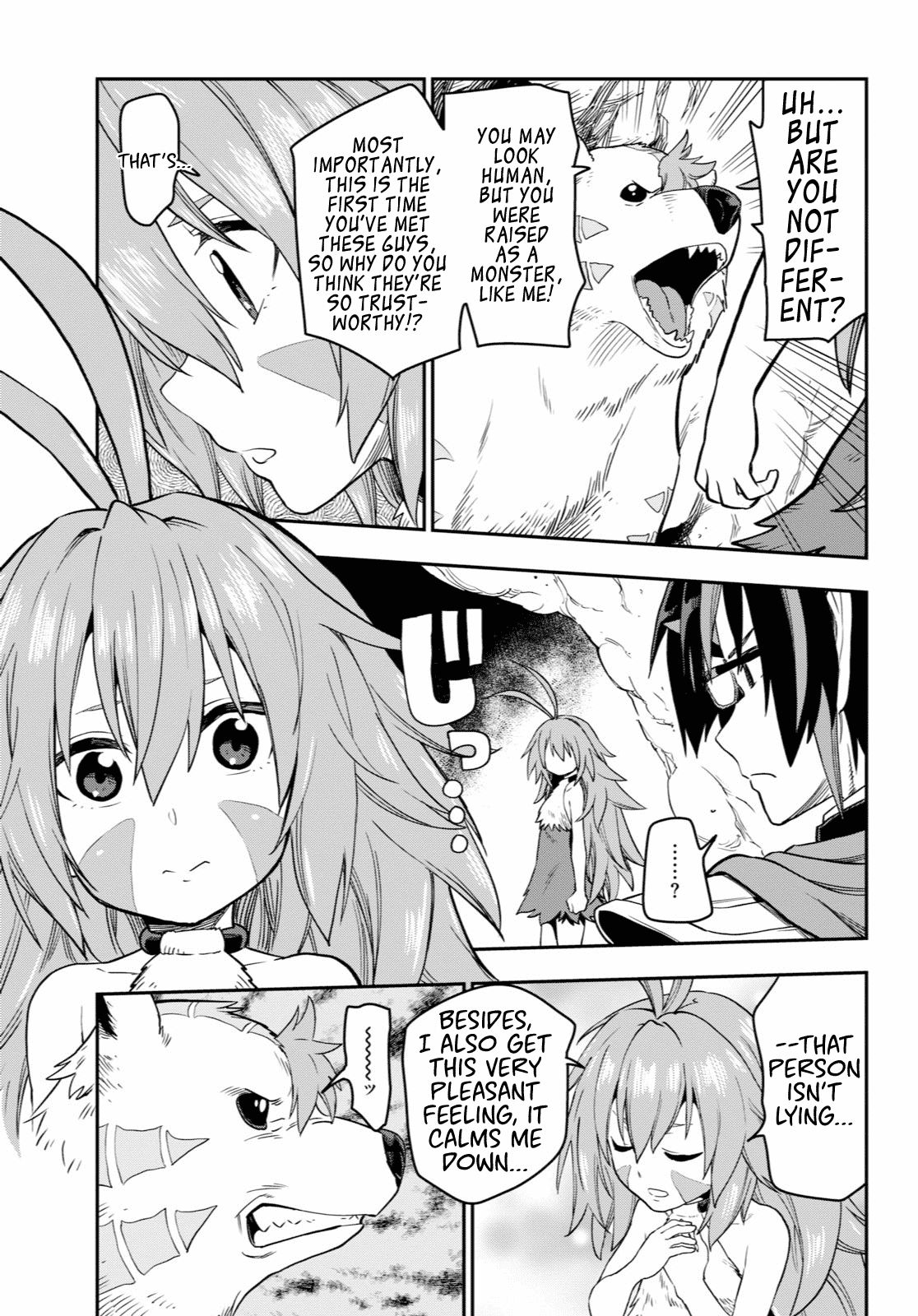 Konjiki no Moji Tsukai - Yuusha Yonin ni Makikomareta Unique Cheat Chapter 53 page 17 - Chapter 53: A Child Raised by Monsters