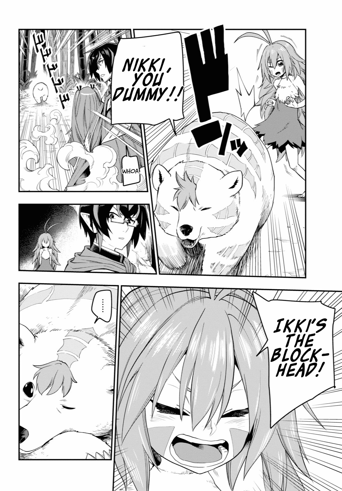 Konjiki no Moji Tsukai - Yuusha Yonin ni Makikomareta Unique Cheat Chapter 53 page 18 - Chapter 53: A Child Raised by Monsters