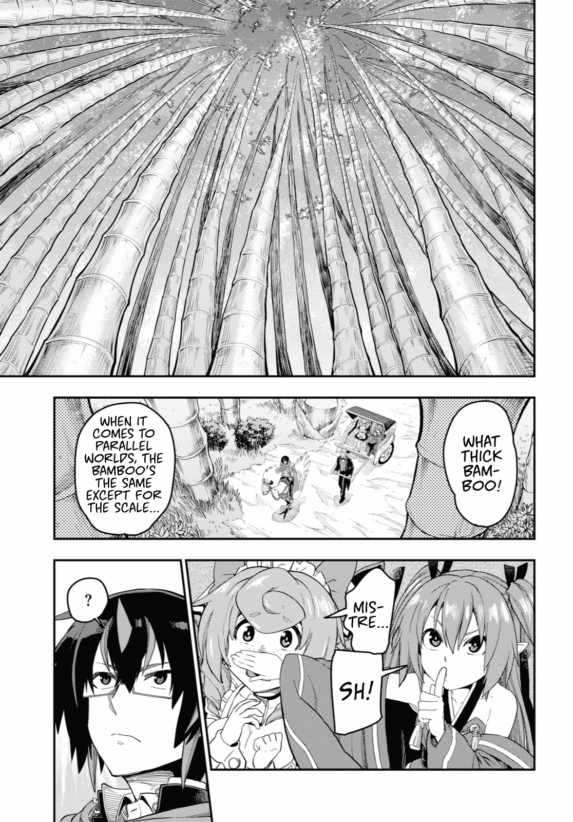 Konjiki no Moji Tsukai - Yuusha Yonin ni Makikomareta Unique Cheat Chapter 53 page 3 - Chapter 53: A Child Raised by Monsters