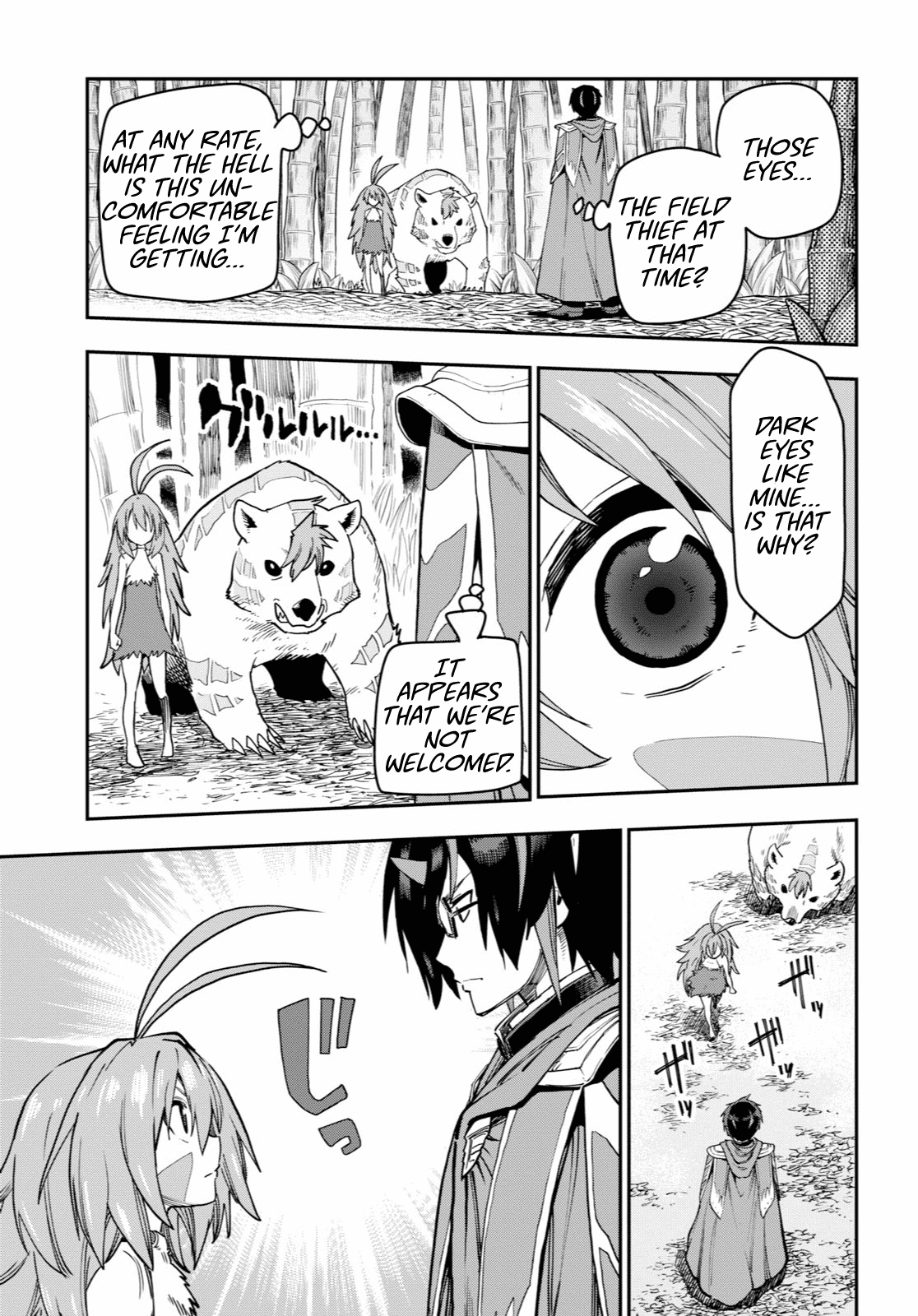Konjiki no Moji Tsukai - Yuusha Yonin ni Makikomareta Unique Cheat Chapter 53 page 9 - Chapter 53: A Child Raised by Monsters