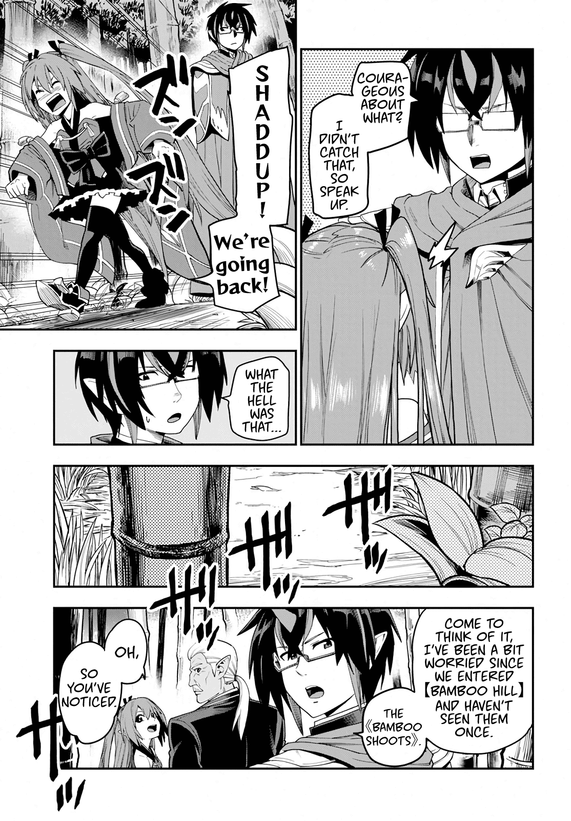 Konjiki no Moji Tsukai - Yuusha Yonin ni Makikomareta Unique Cheat Chapter 54 page 13 - Chapter 54: A Child Raised by Monsters, Part 2