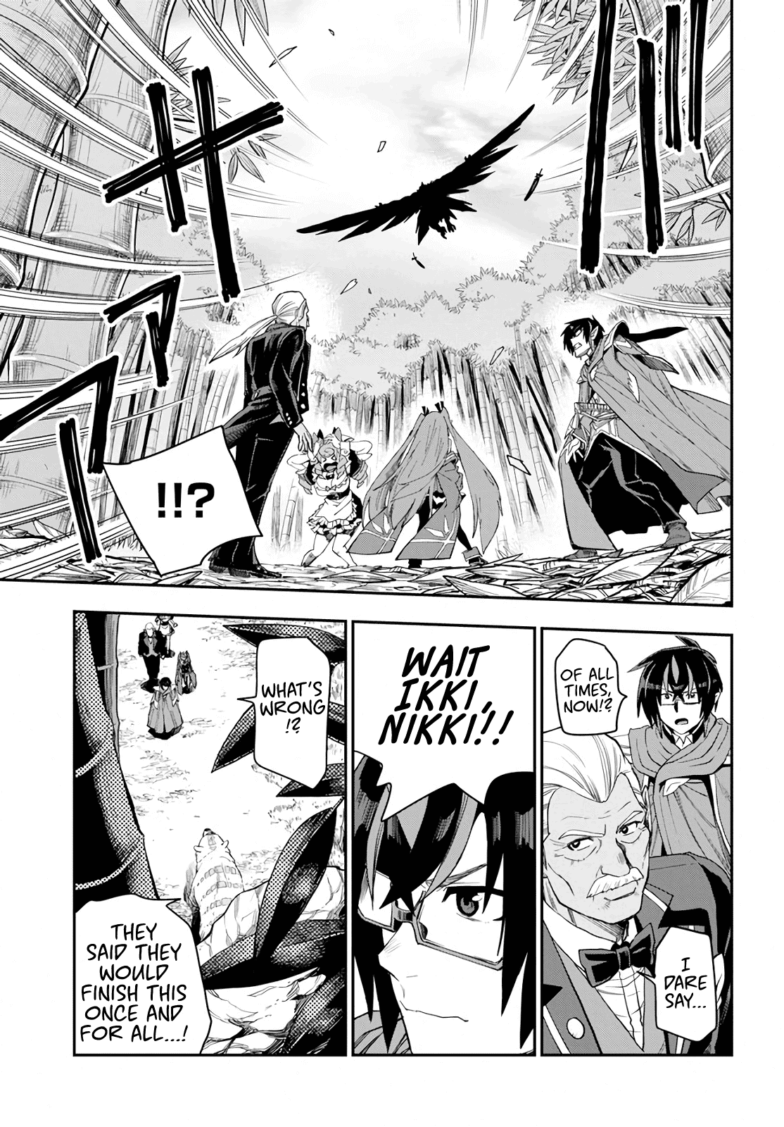 Konjiki no Moji Tsukai - Yuusha Yonin ni Makikomareta Unique Cheat Chapter 54 page 15 - Chapter 54: A Child Raised by Monsters, Part 2