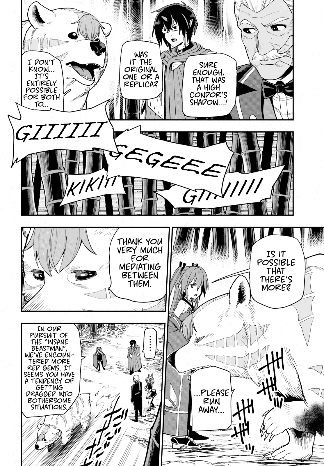 Konjiki no Moji Tsukai - Yuusha Yonin ni Makikomareta Unique Cheat Chapter 54 page 16 - Chapter 54: A Child Raised by Monsters, Part 2