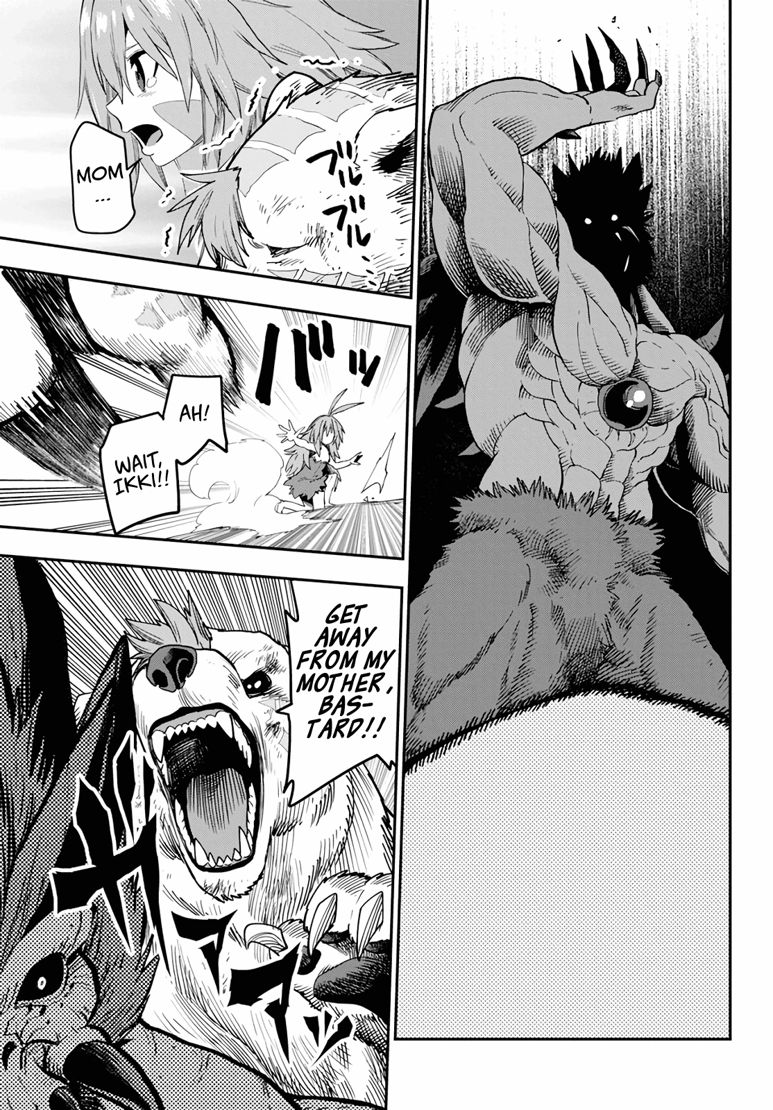 Konjiki no Moji Tsukai - Yuusha Yonin ni Makikomareta Unique Cheat Chapter 54 page 27 - Chapter 54: A Child Raised by Monsters, Part 2