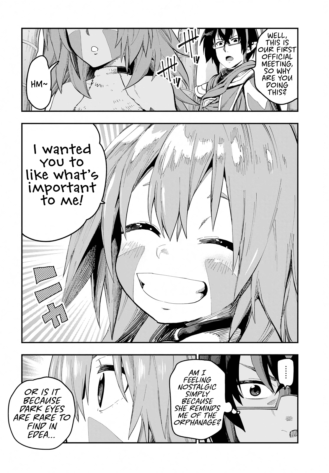 Konjiki no Moji Tsukai - Yuusha Yonin ni Makikomareta Unique Cheat Chapter 54 page 4 - Chapter 54: A Child Raised by Monsters, Part 2