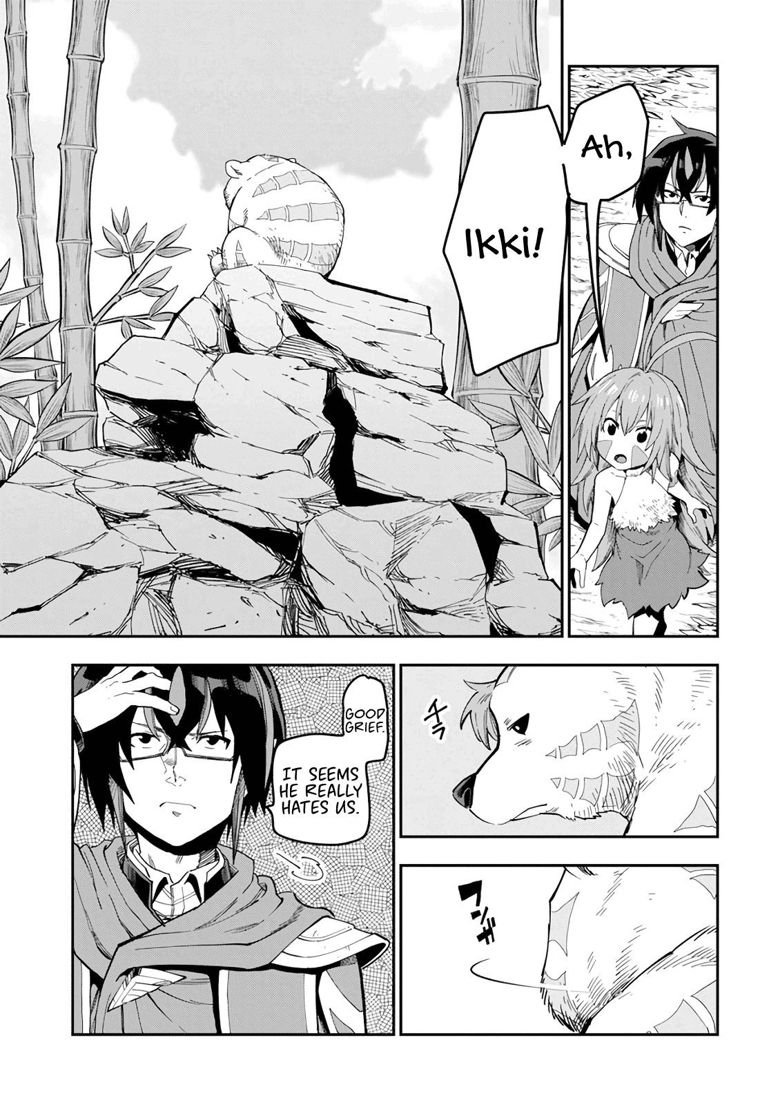 Konjiki no Moji Tsukai - Yuusha Yonin ni Makikomareta Unique Cheat Chapter 54 page 5 - Chapter 54: A Child Raised by Monsters, Part 2