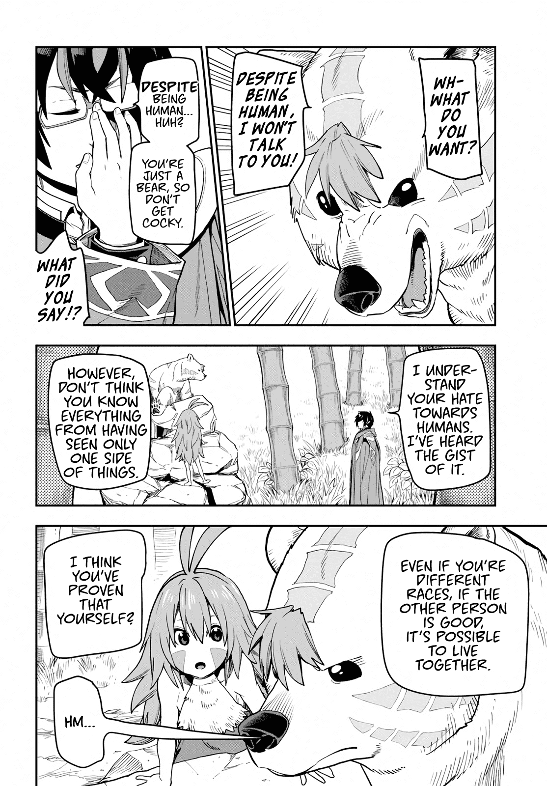 Konjiki no Moji Tsukai - Yuusha Yonin ni Makikomareta Unique Cheat Chapter 54 page 8 - Chapter 54: A Child Raised by Monsters, Part 2