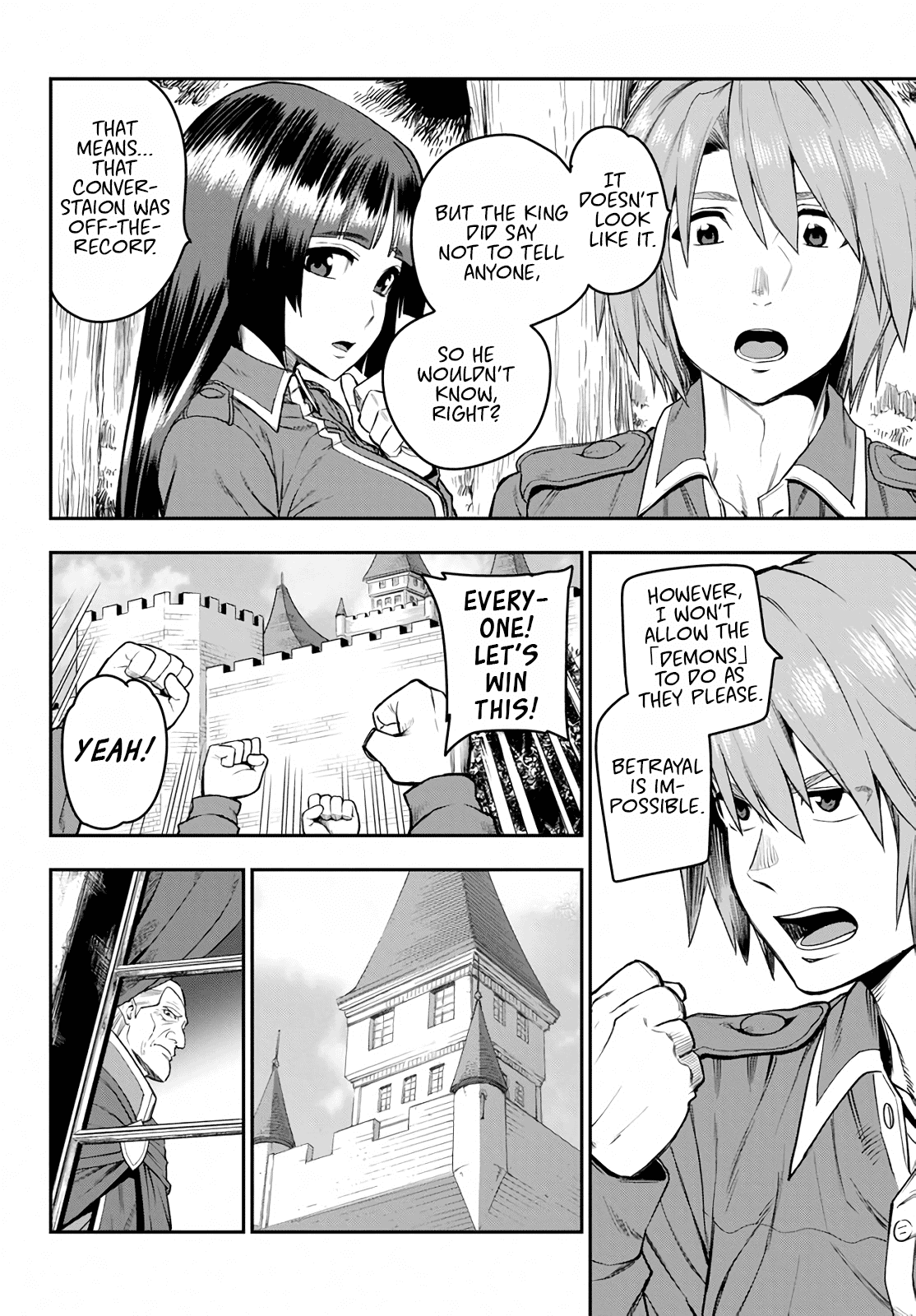 Konjiki no Moji Tsukai - Yuusha Yonin ni Makikomareta Unique Cheat Chapter 56 page 12 - Chapter 56: Each Encounter, Part 1