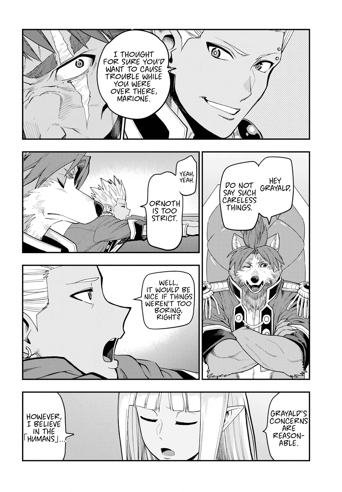 Konjiki no Moji Tsukai - Yuusha Yonin ni Makikomareta Unique Cheat Chapter 56 page 4 - Chapter 56: Each Encounter, Part 1