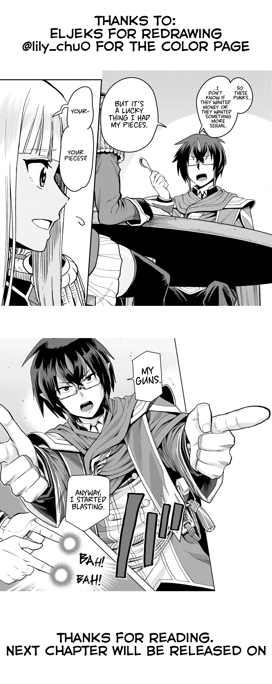 Konjiki no Moji Tsukai - Yuusha Yonin ni Makikomareta Unique Cheat Chapter 57 page 32 - Chapter 57: Each Encounter, Part 2