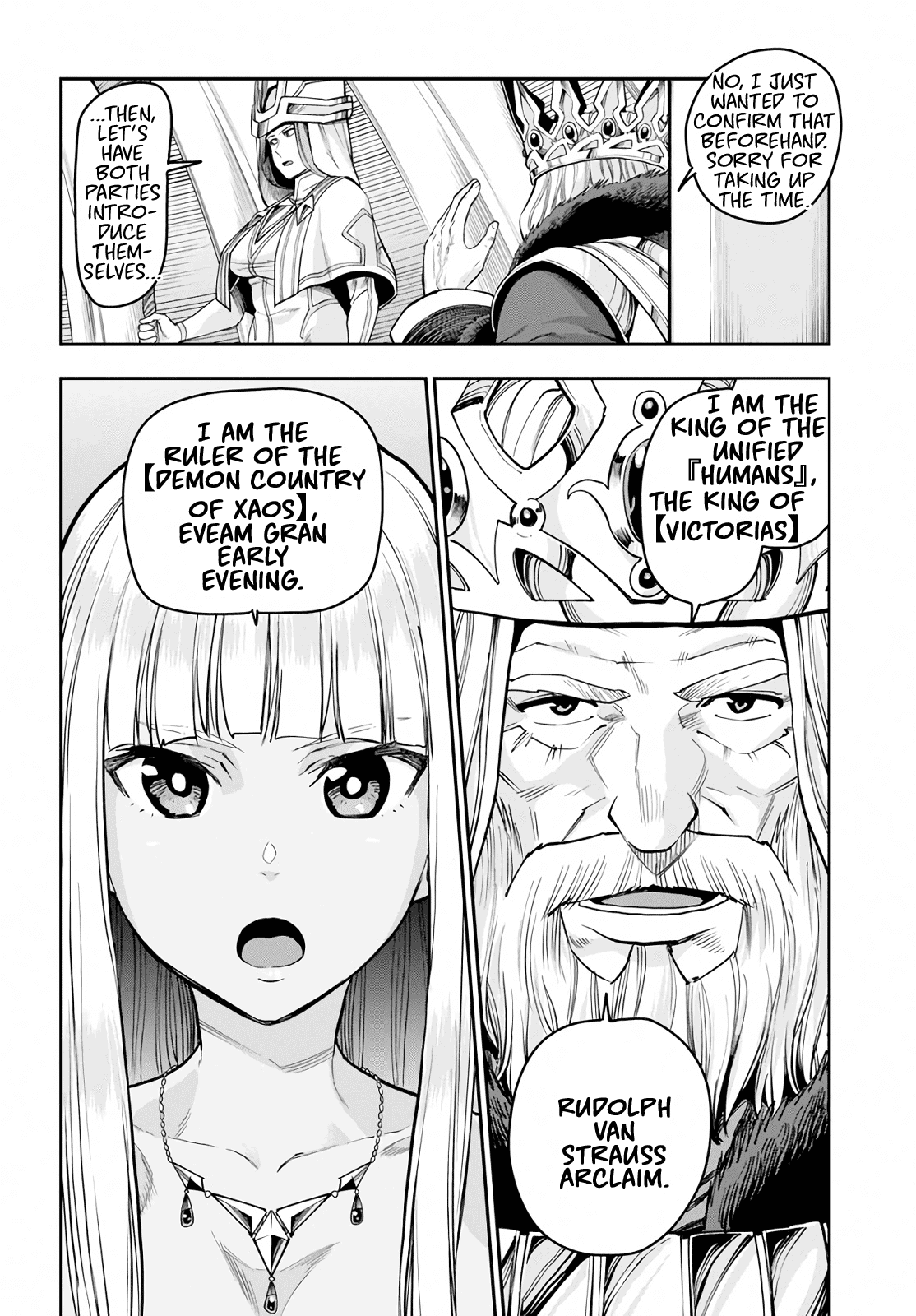 Konjiki no Moji Tsukai - Yuusha Yonin ni Makikomareta Unique Cheat Chapter 59 page 6 - Chapter 59: Human-Demon Alliance Conference, Part 1