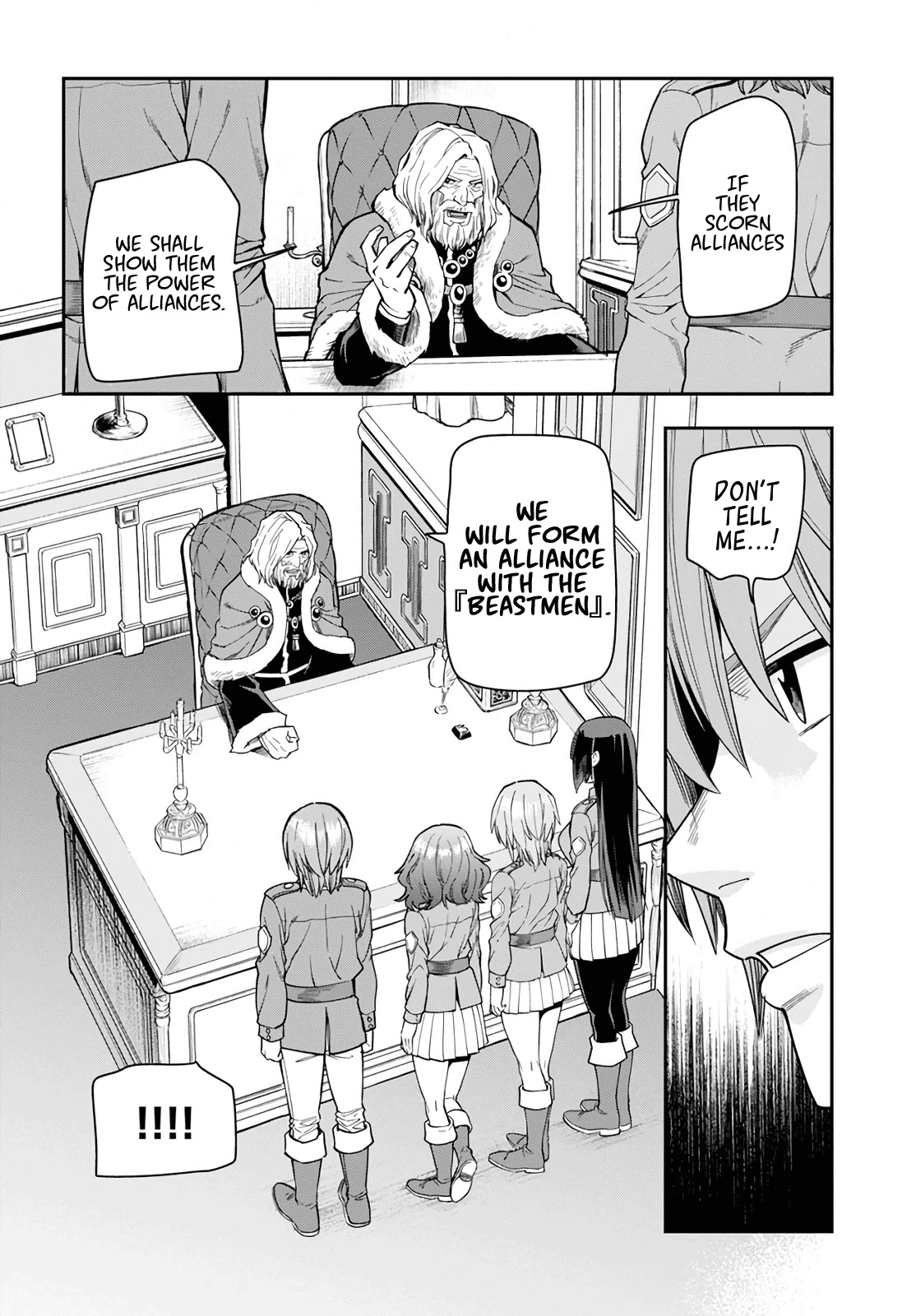 Konjiki no Moji Tsukai - Yuusha Yonin ni Makikomareta Unique Cheat Chapter 61 page 4 - Chapter 61: Human-Demon Alliance Conference, Part 3