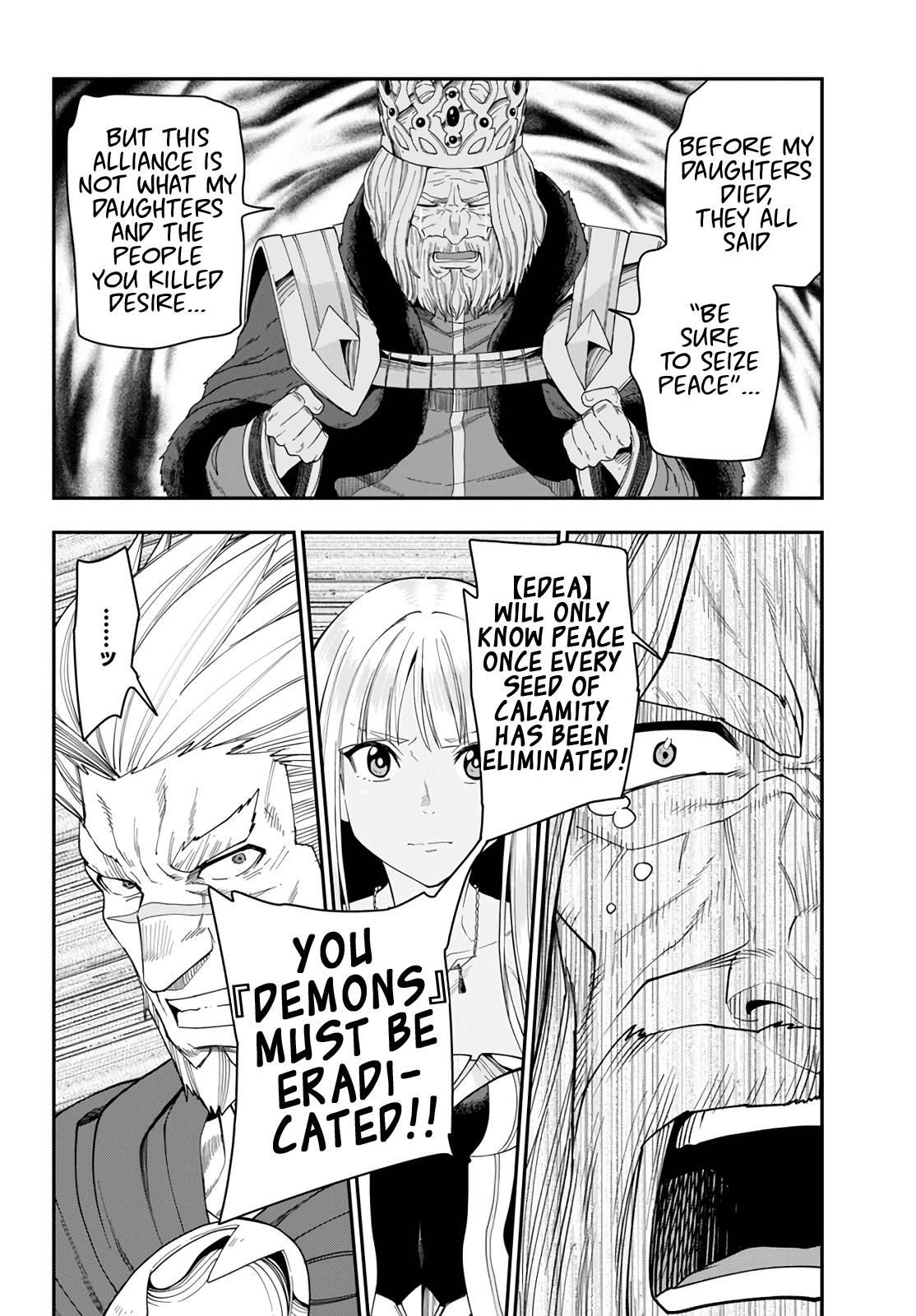 Konjiki no Moji Tsukai - Yuusha Yonin ni Makikomareta Unique Cheat Chapter 62 page 13 - Chapter 62: Betrayal, Part 1