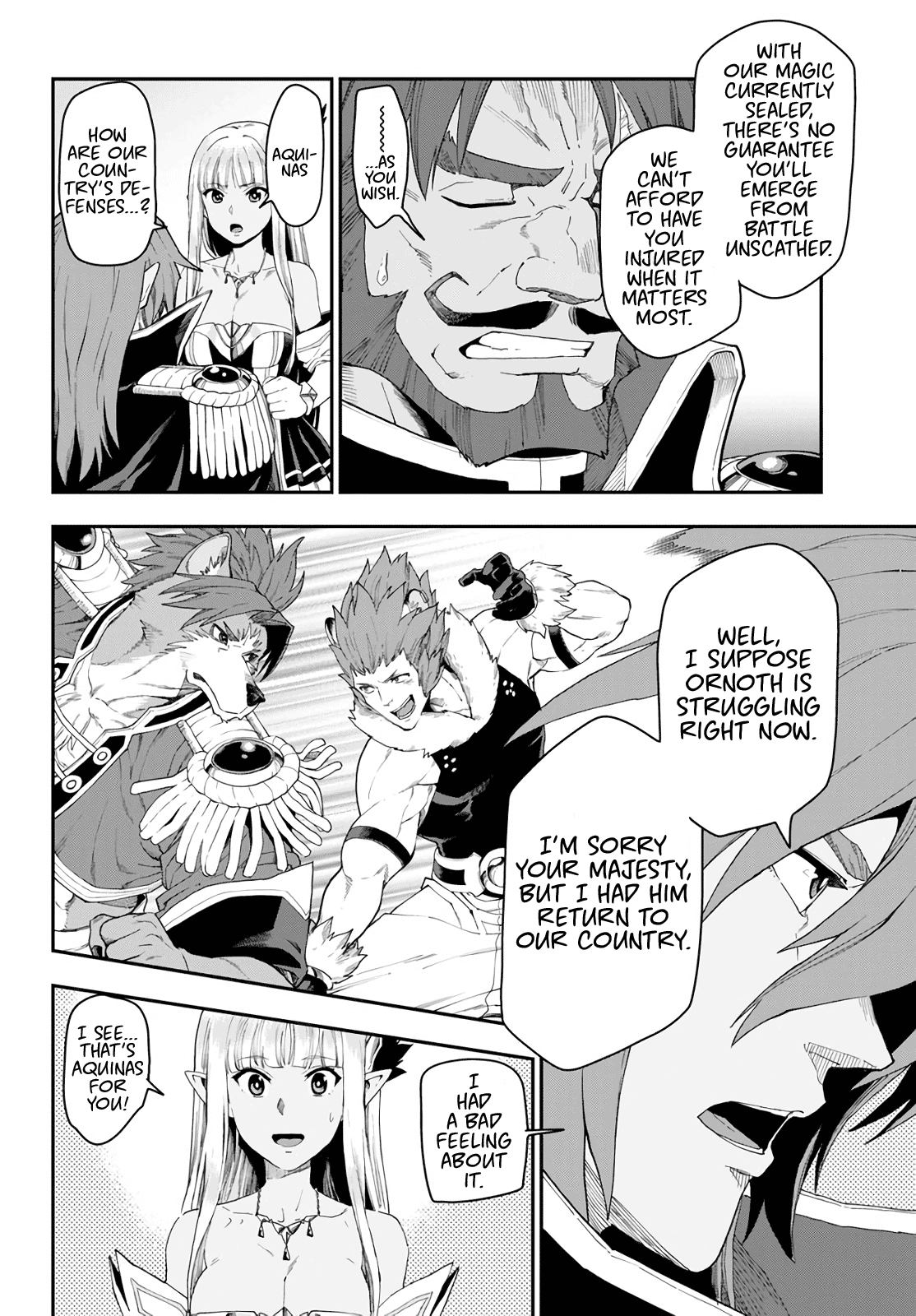 Konjiki no Moji Tsukai - Yuusha Yonin ni Makikomareta Unique Cheat Chapter 63 page 4 - Chapter 63: Betrayal, Part 2
