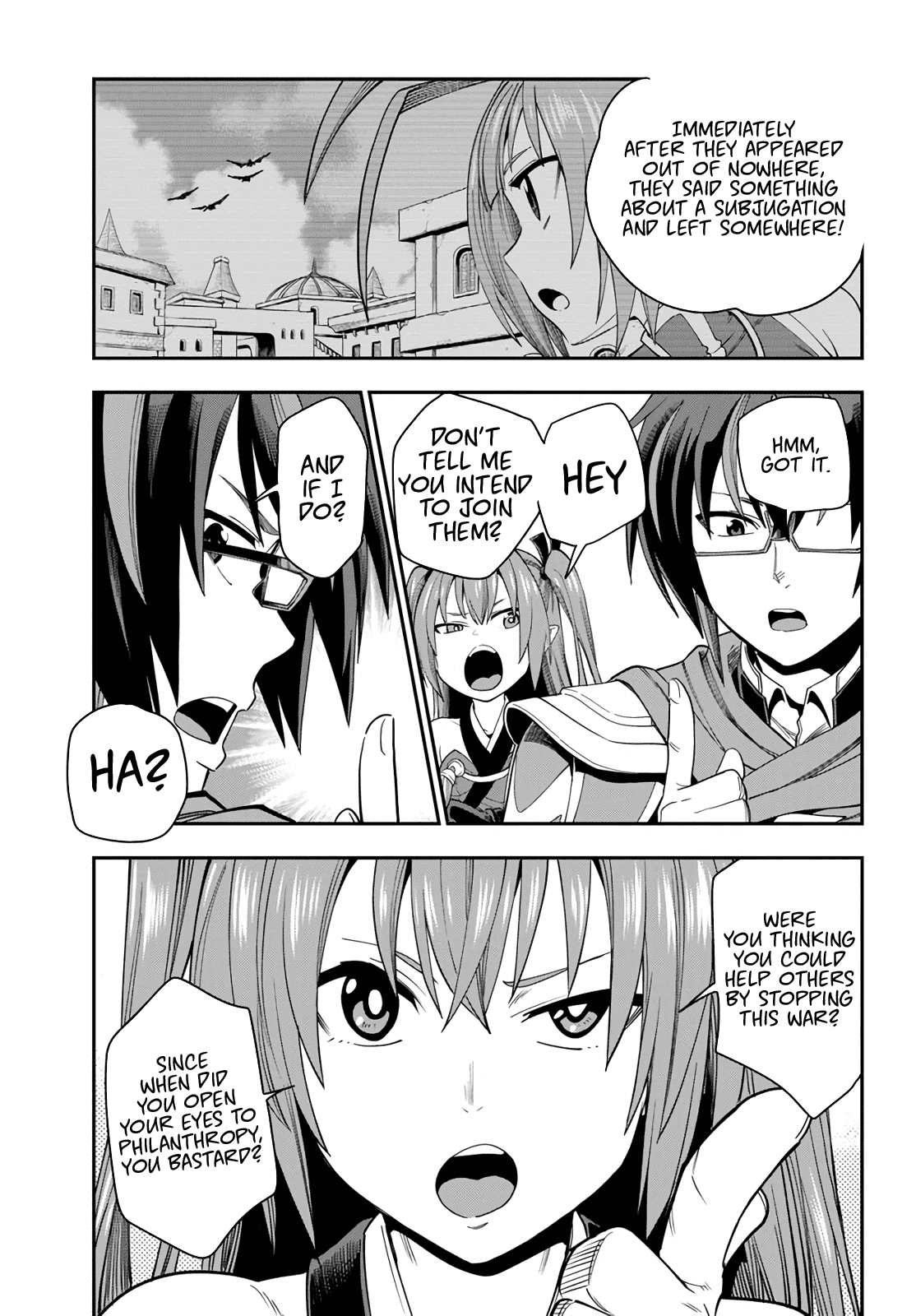 Konjiki no Moji Tsukai - Yuusha Yonin ni Makikomareta Unique Cheat Chapter 66 page 11 - Chapter 66: Glimpse of a Hero, Part 1