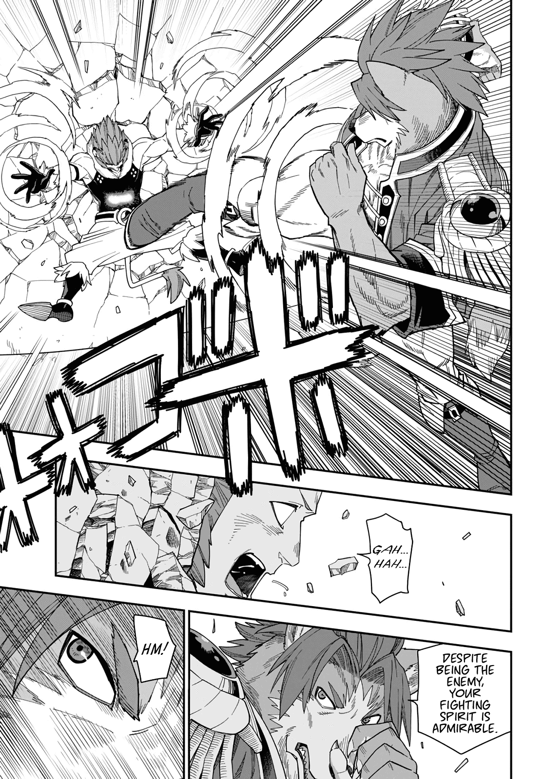 Konjiki no Moji Tsukai - Yuusha Yonin ni Makikomareta Unique Cheat Chapter 67 page 19 - Chapter 67: Glimpse of a Hero, Part 2
