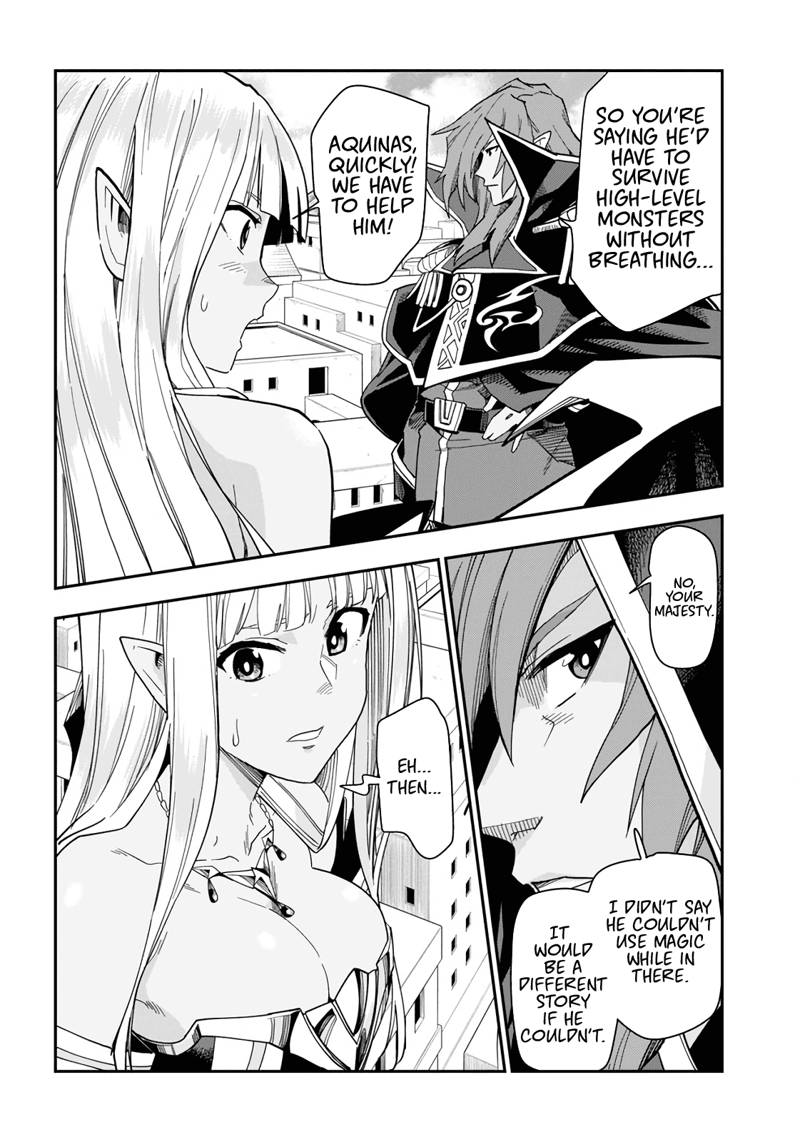 Konjiki no Moji Tsukai - Yuusha Yonin ni Makikomareta Unique Cheat Chapter 67 page 28 - Chapter 67: Glimpse of a Hero, Part 2