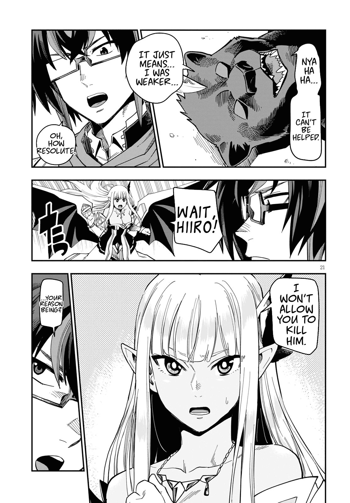 Konjiki no Moji Tsukai - Yuusha Yonin ni Makikomareta Unique Cheat Chapter 68 page 21 - Chapter 68: Glimpse of a Hero, Part 3